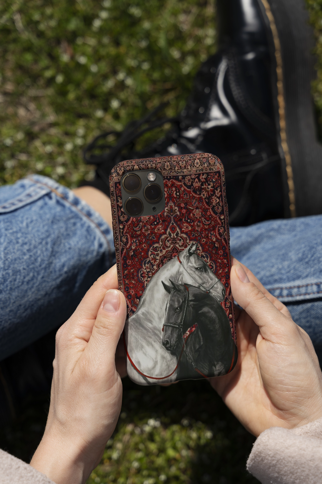 Etnik Motiflerle Atların Gücü Telefon Kılıfı ,,, 128