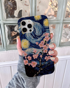 Kiraz Çiçeği Sanatsal Premium Telefon Kılıfı