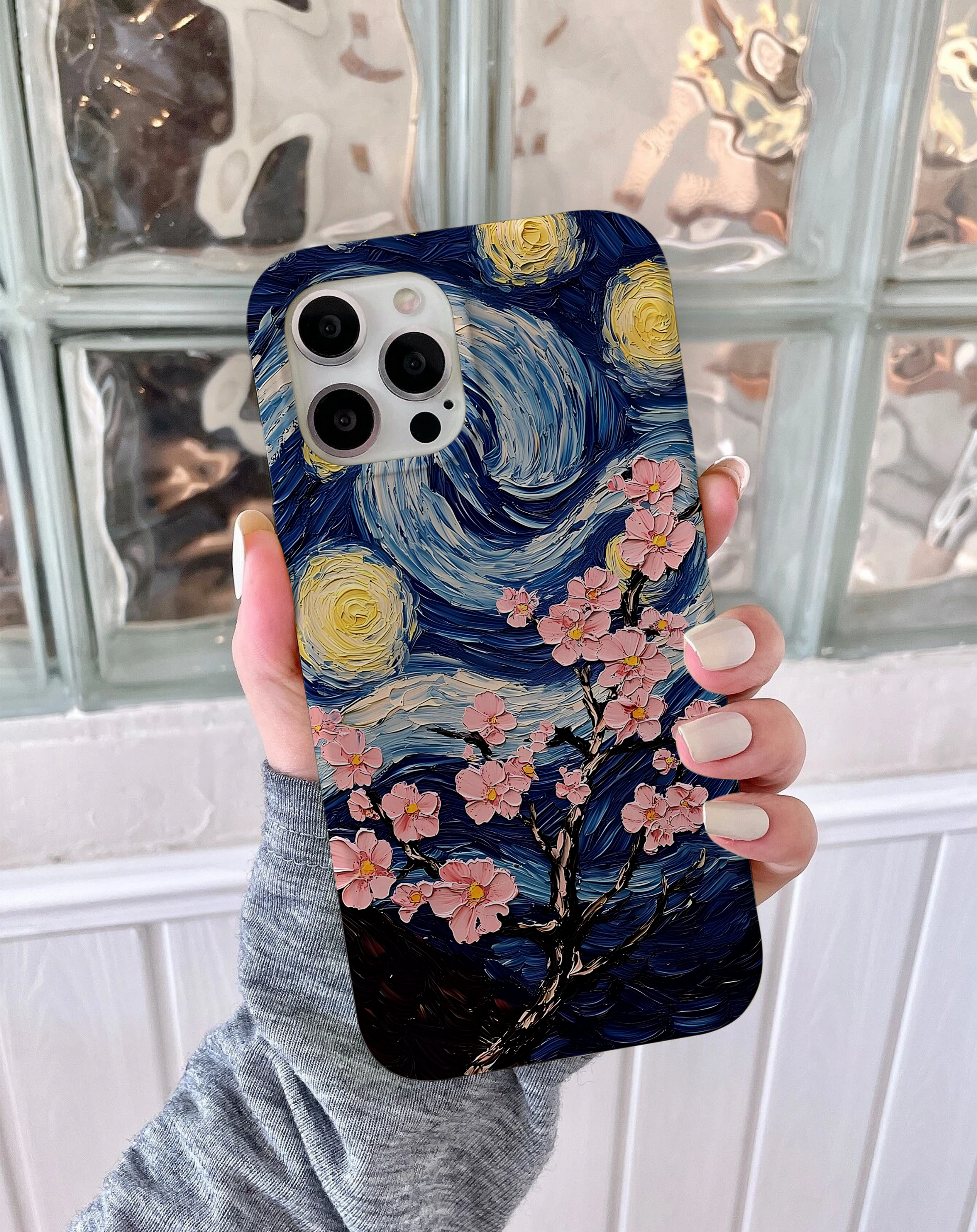 Kiraz Çiçeği Sanatsal Premium Telefon Kılıfı