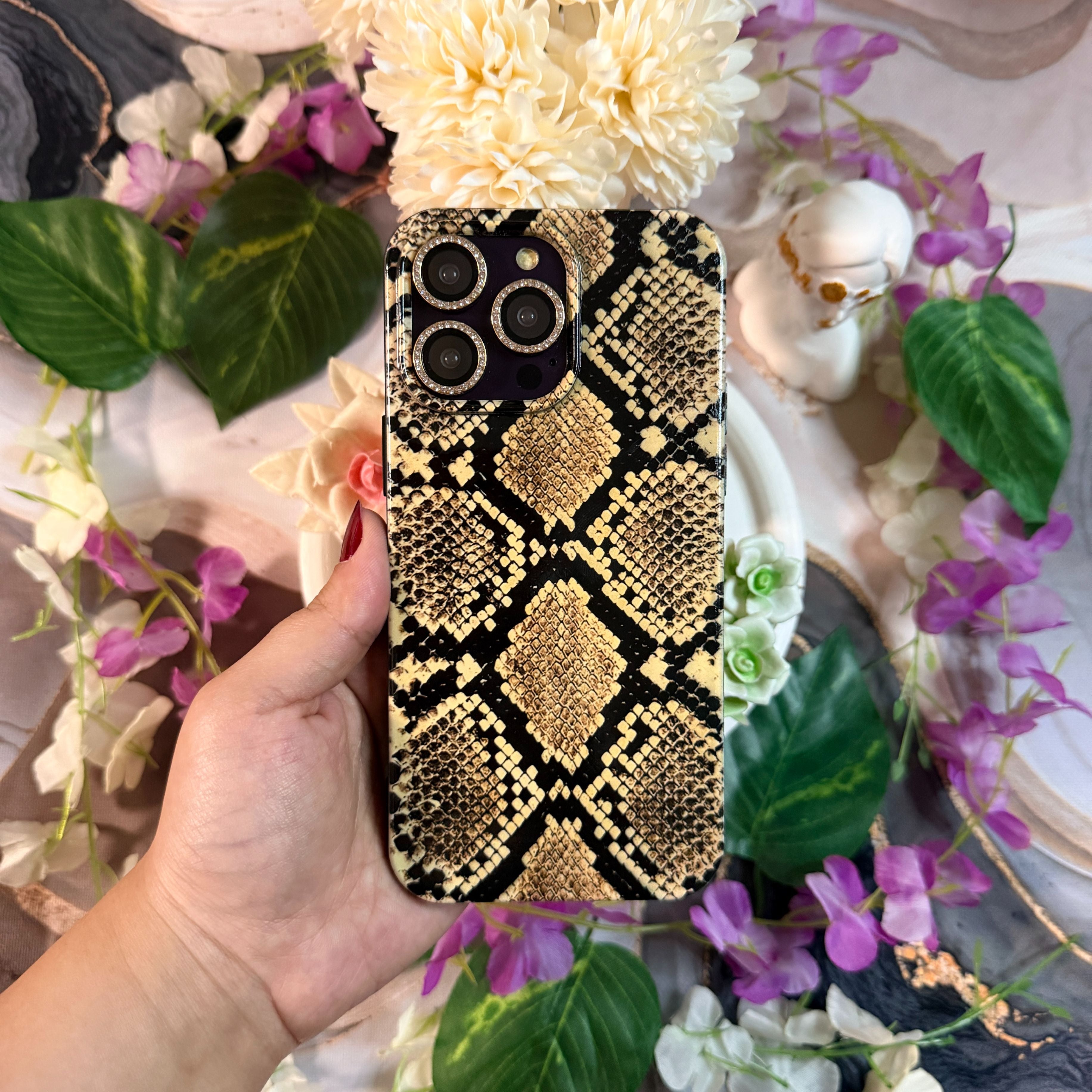 Yılan Derisi Premium Telefon Kılıfı