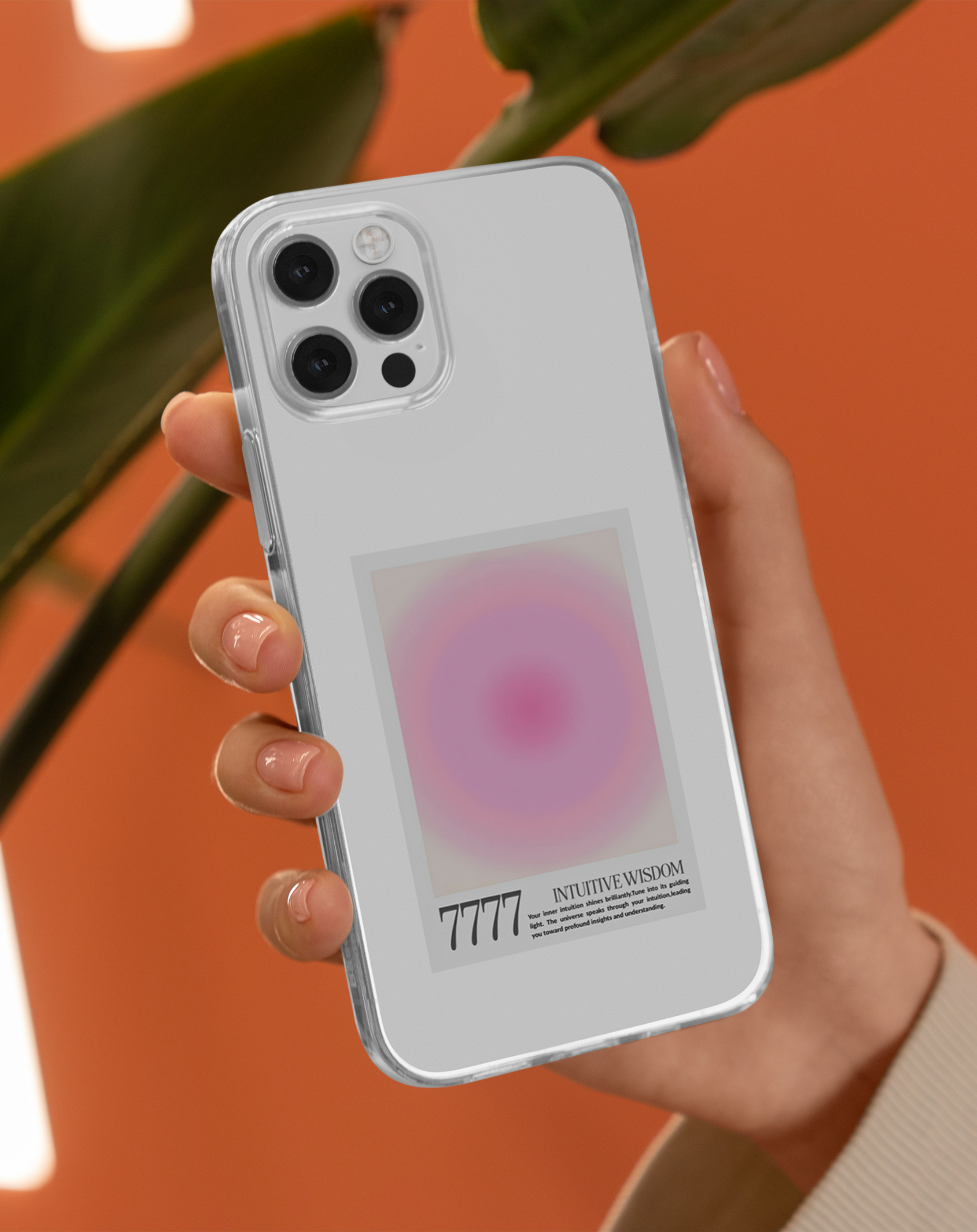 Aura Energy 7777 Premium Şeffaf Telefon Kılıfı