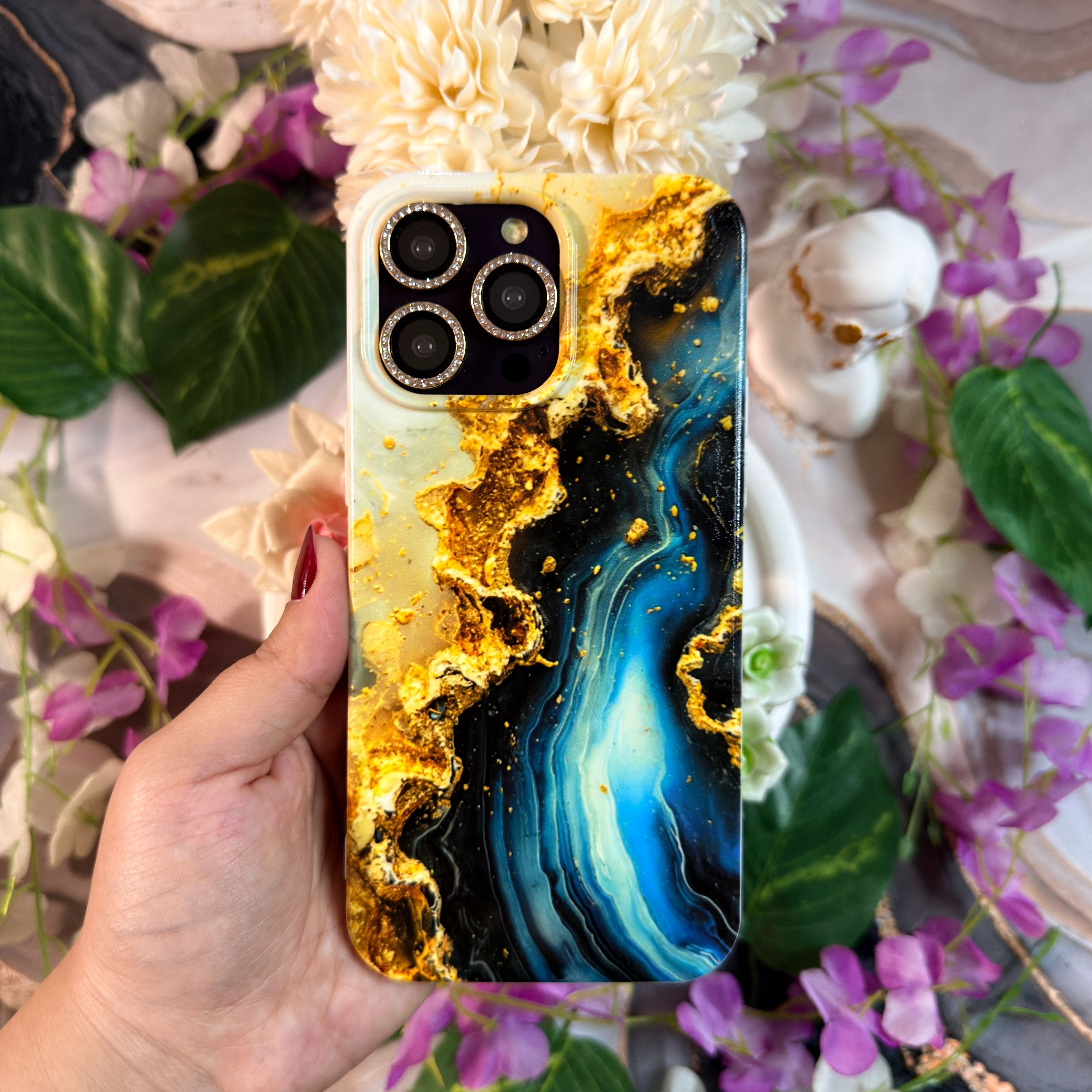 Kristal Efektli Premium Telefon Kılıfı