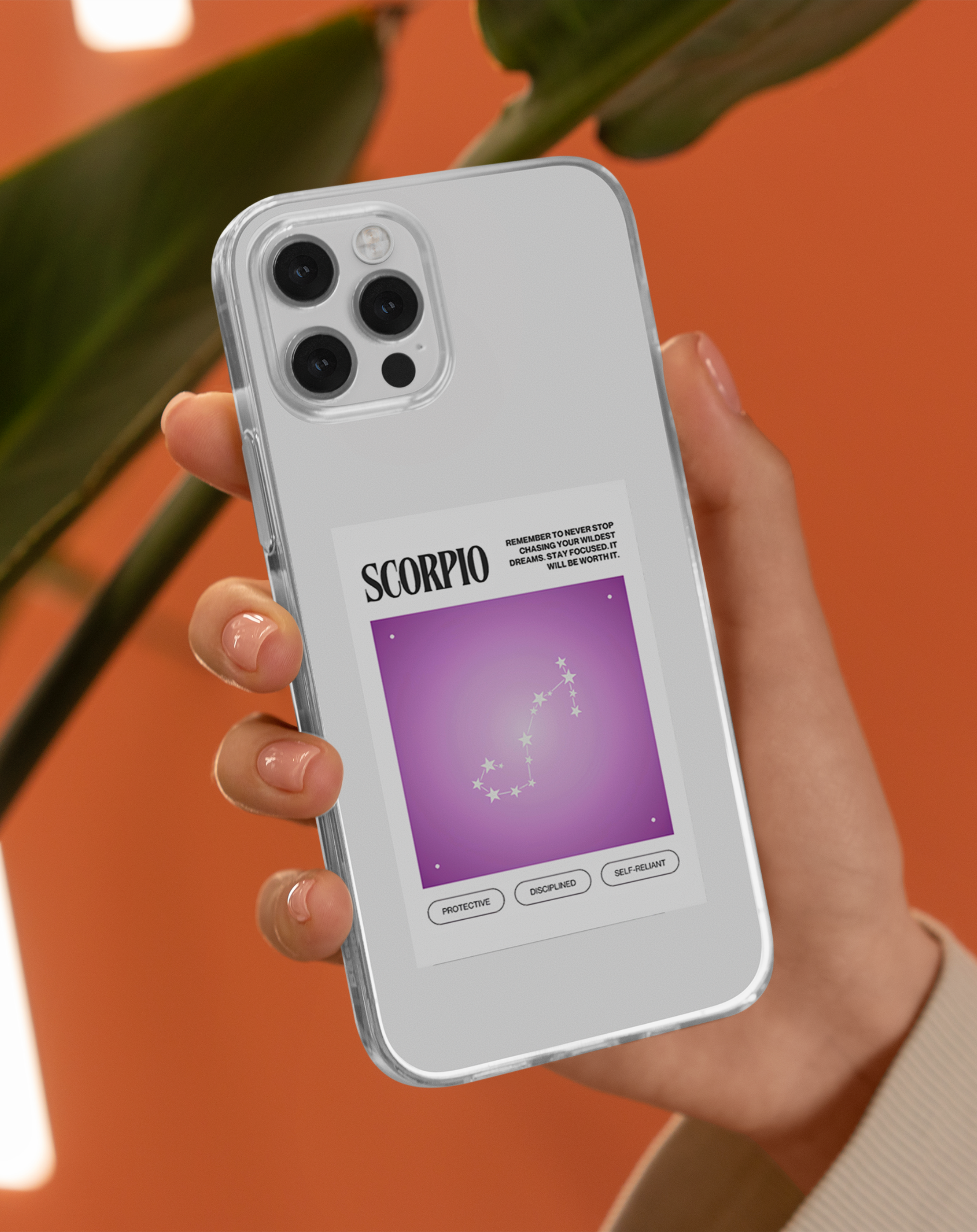 Akrep Burcu ♏ Premium Şeffaf Telefon Kılıfı