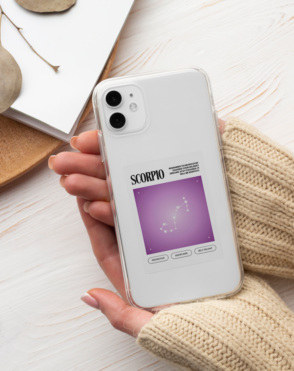 Akrep Burcu ♏ Premium Şeffaf Telefon Kılıfı
