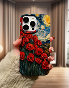 Van Gogh Kırmızı Gelincik Premium Telefon Kılıfı
