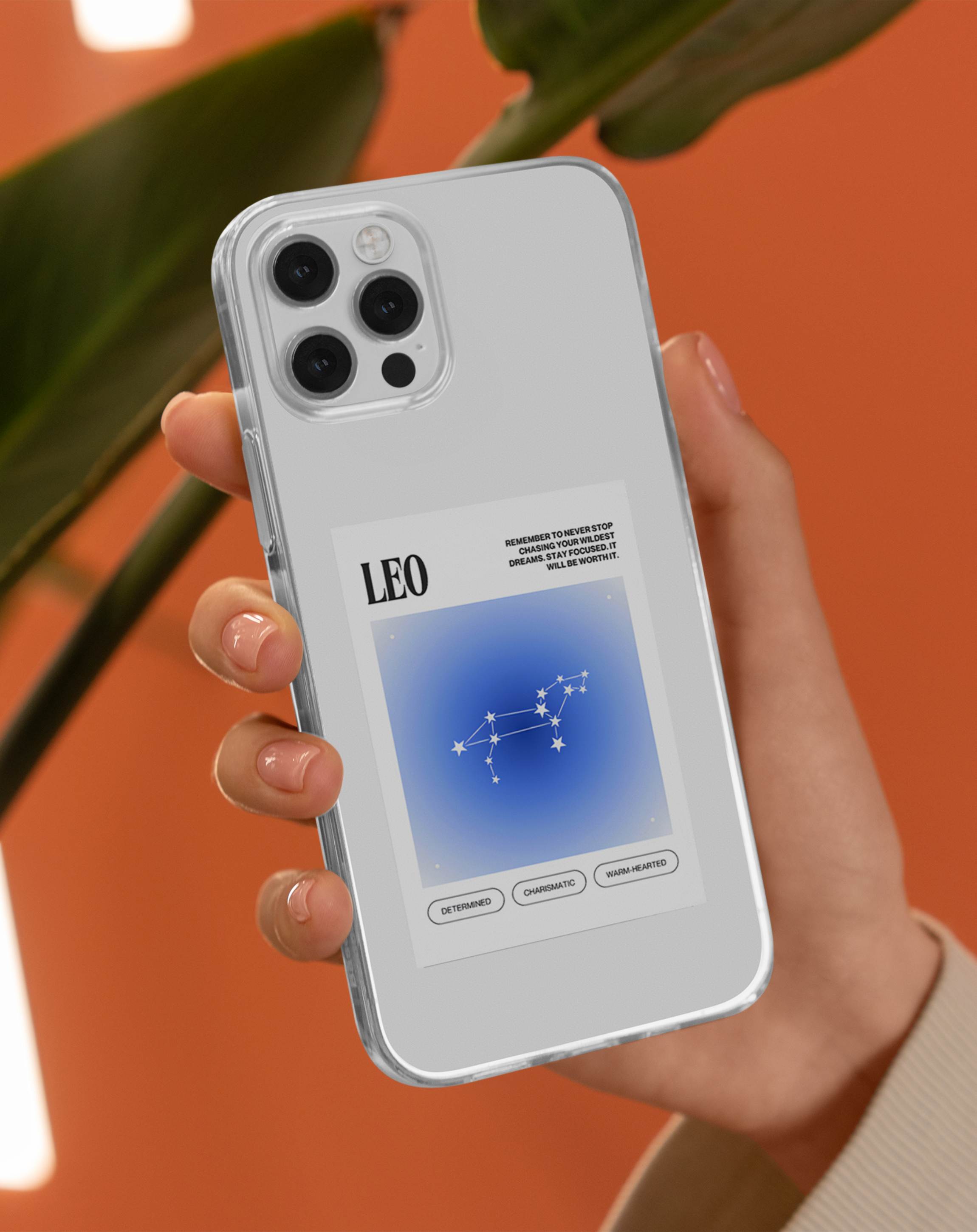 Aslan Burcu ♌ Premium Şeffaf Telefon Kılıfı