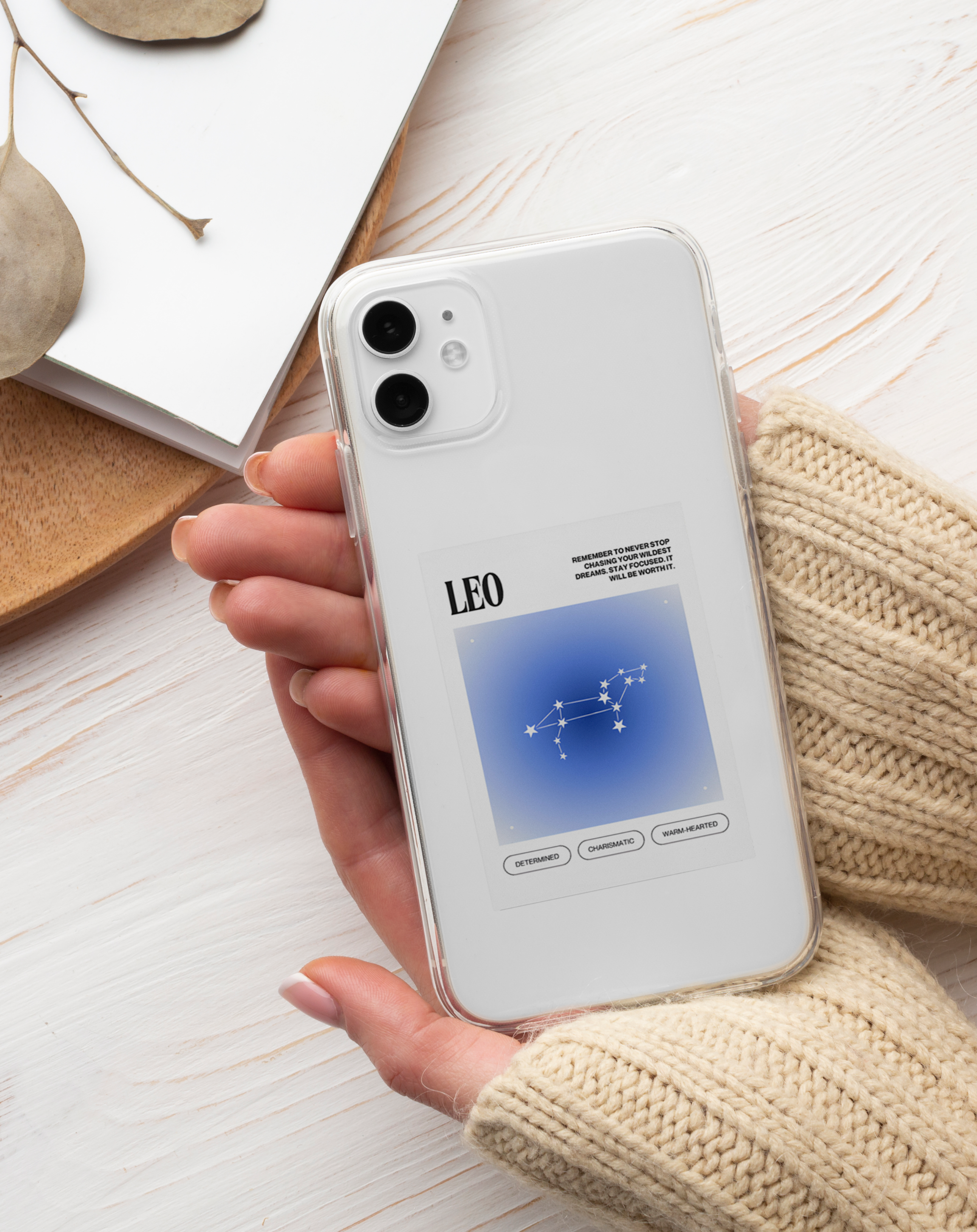 Aslan Burcu ♌ Premium Şeffaf Telefon Kılıfı