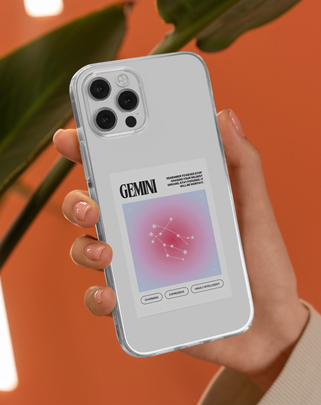 İkizler Burcu ♊ Premium Şeffaf Telefon Kılıfı