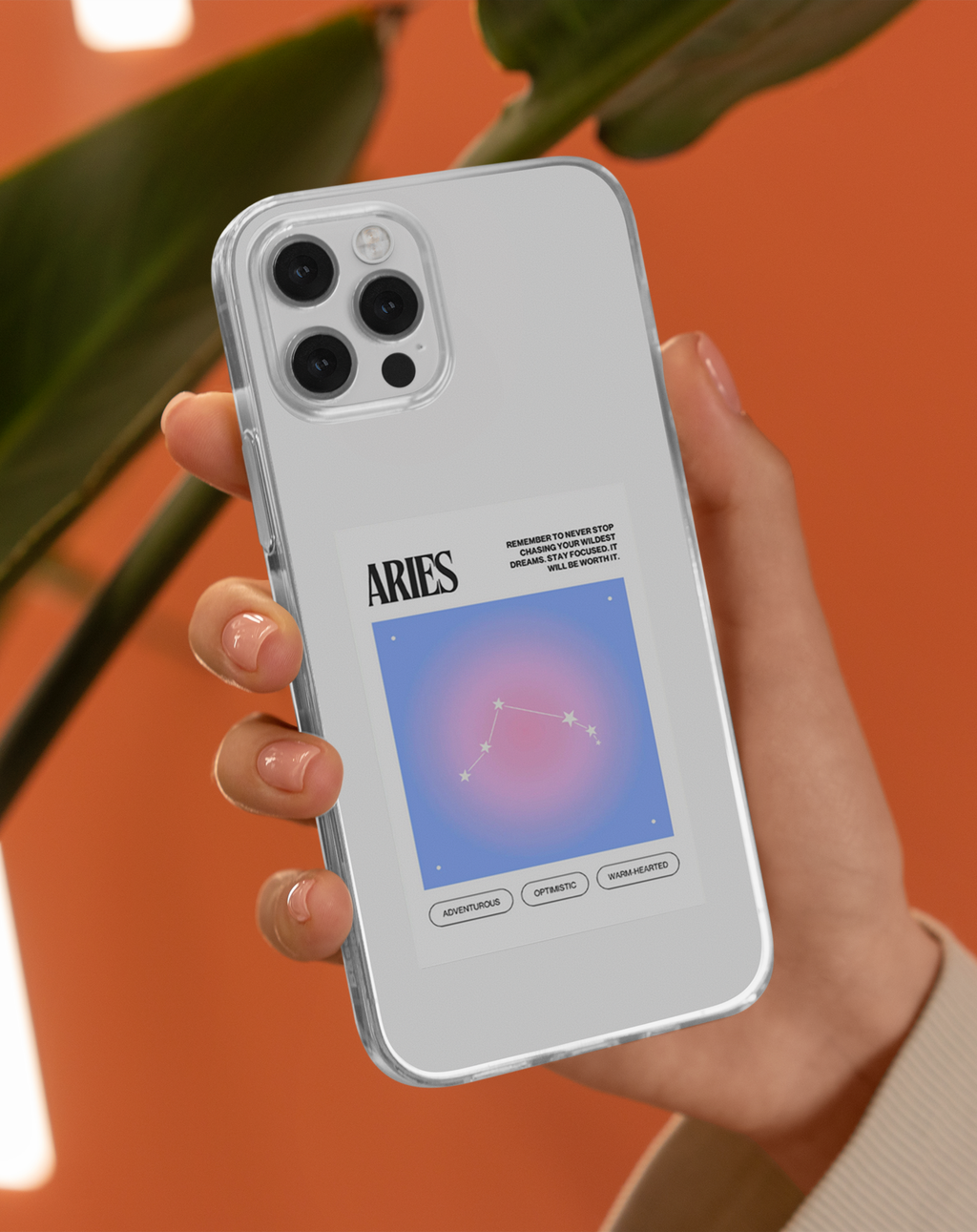 Koç Burcu ♈Premium Şeffaf Telefon Kılıfı