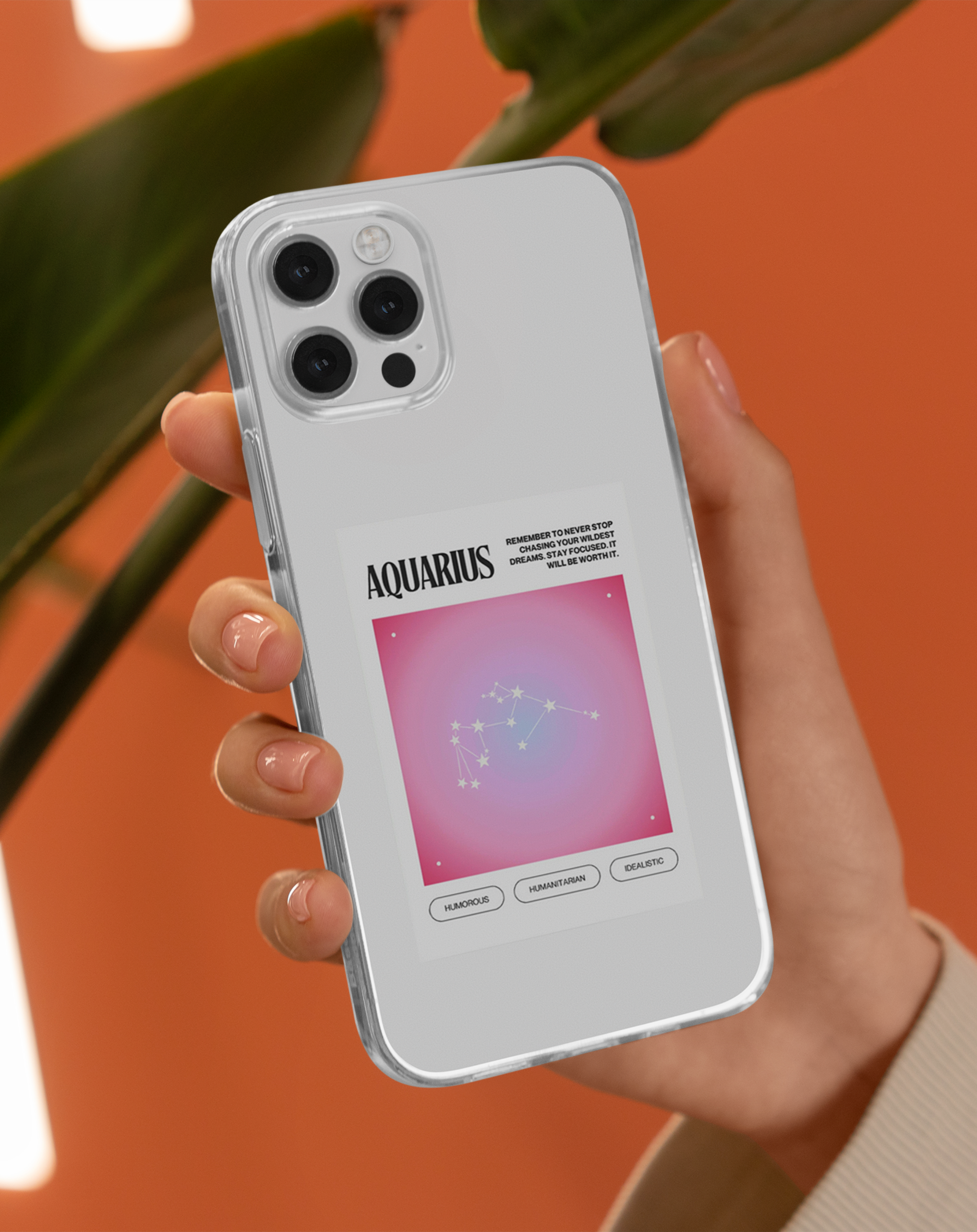 Kova Burcu ♒Premium Şeffaf Telefon Kılıfı