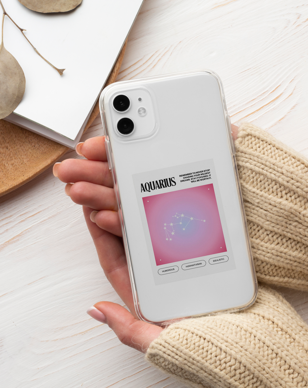 Kova Burcu ♒Premium Şeffaf Telefon Kılıfı