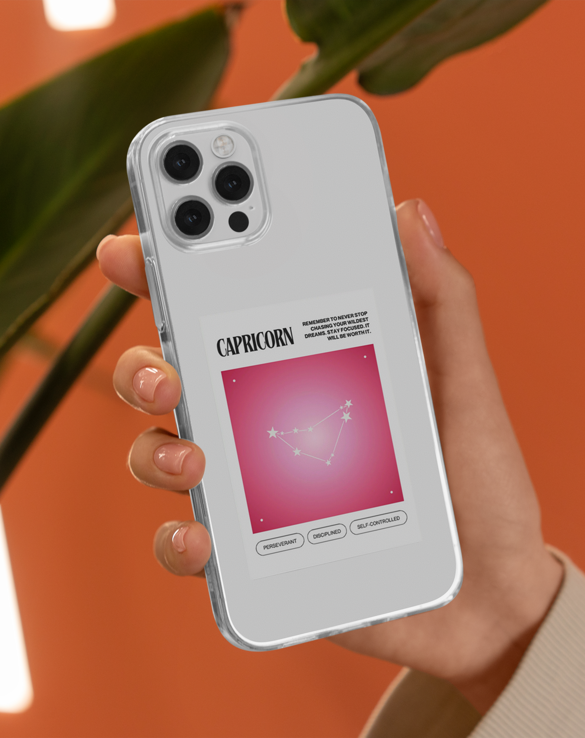 Oğlak Burcu ♑Premium Şeffaf Telefon Kılıfı