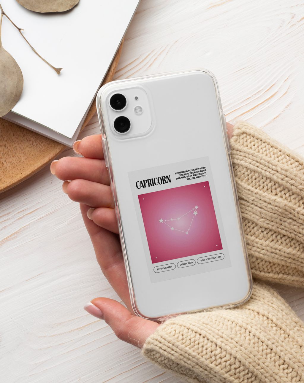 Oğlak Burcu ♑Premium Şeffaf Telefon Kılıfı