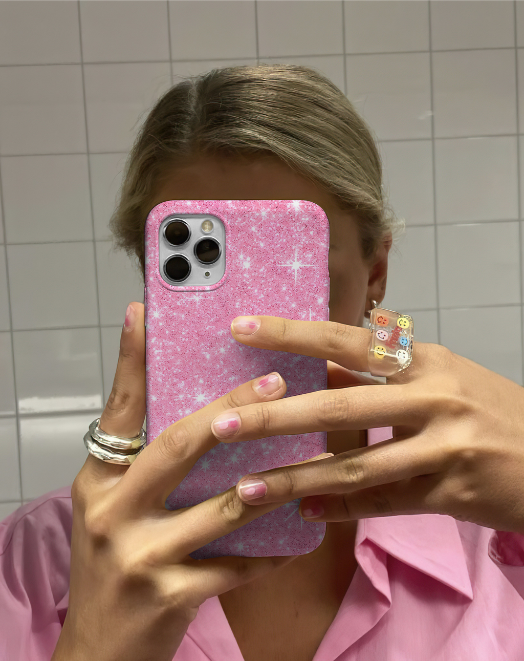 Gösterişli Parlak Premium Telefon Kılıfı