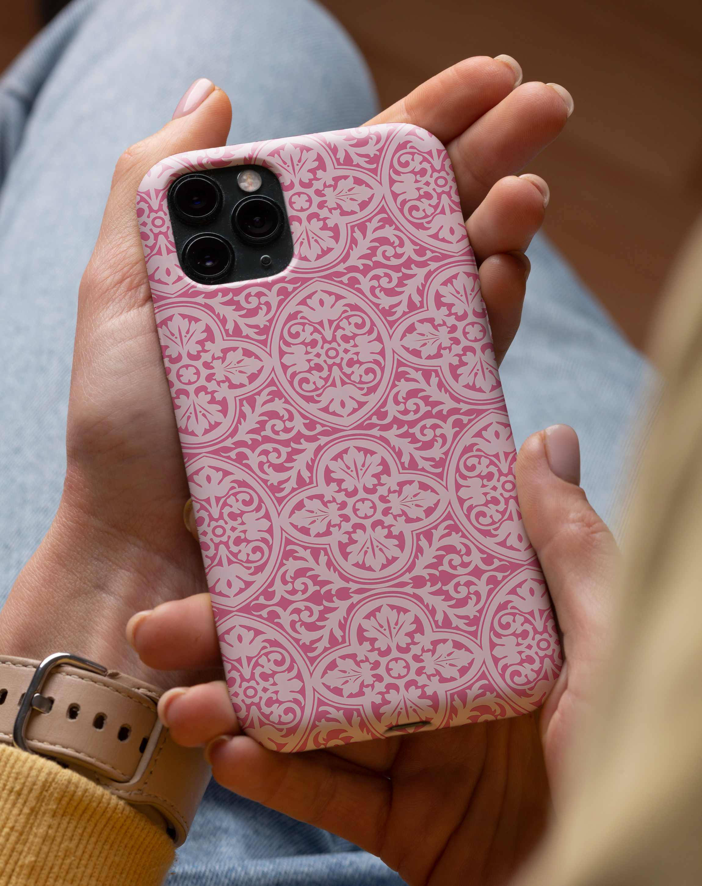 Elegant Pink Premium Telefon Kılıfı