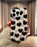 Minimal Kalp Desenli Premium Telefon Kılıfı