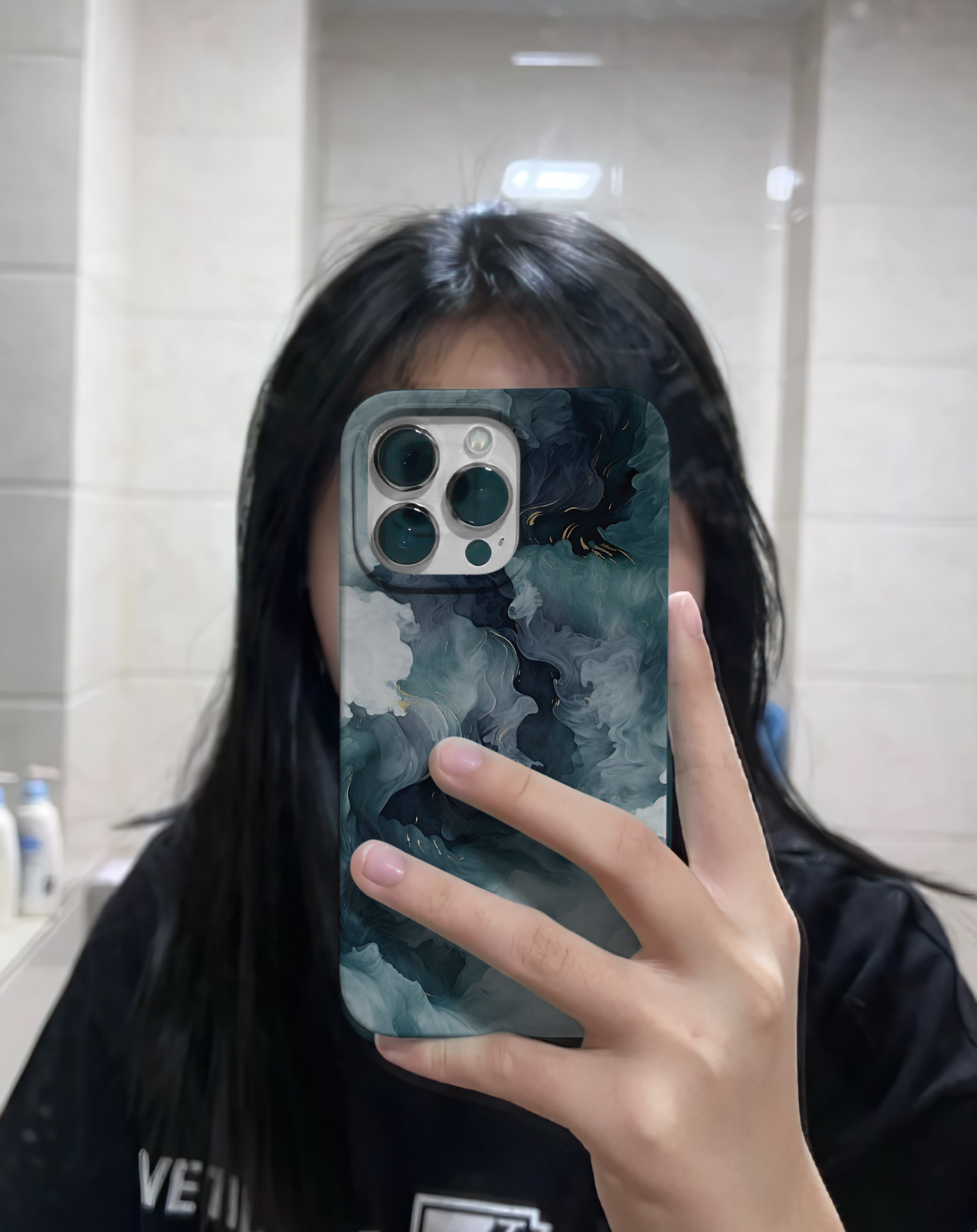 Smoke Marble Desen Telefon Kılıfı