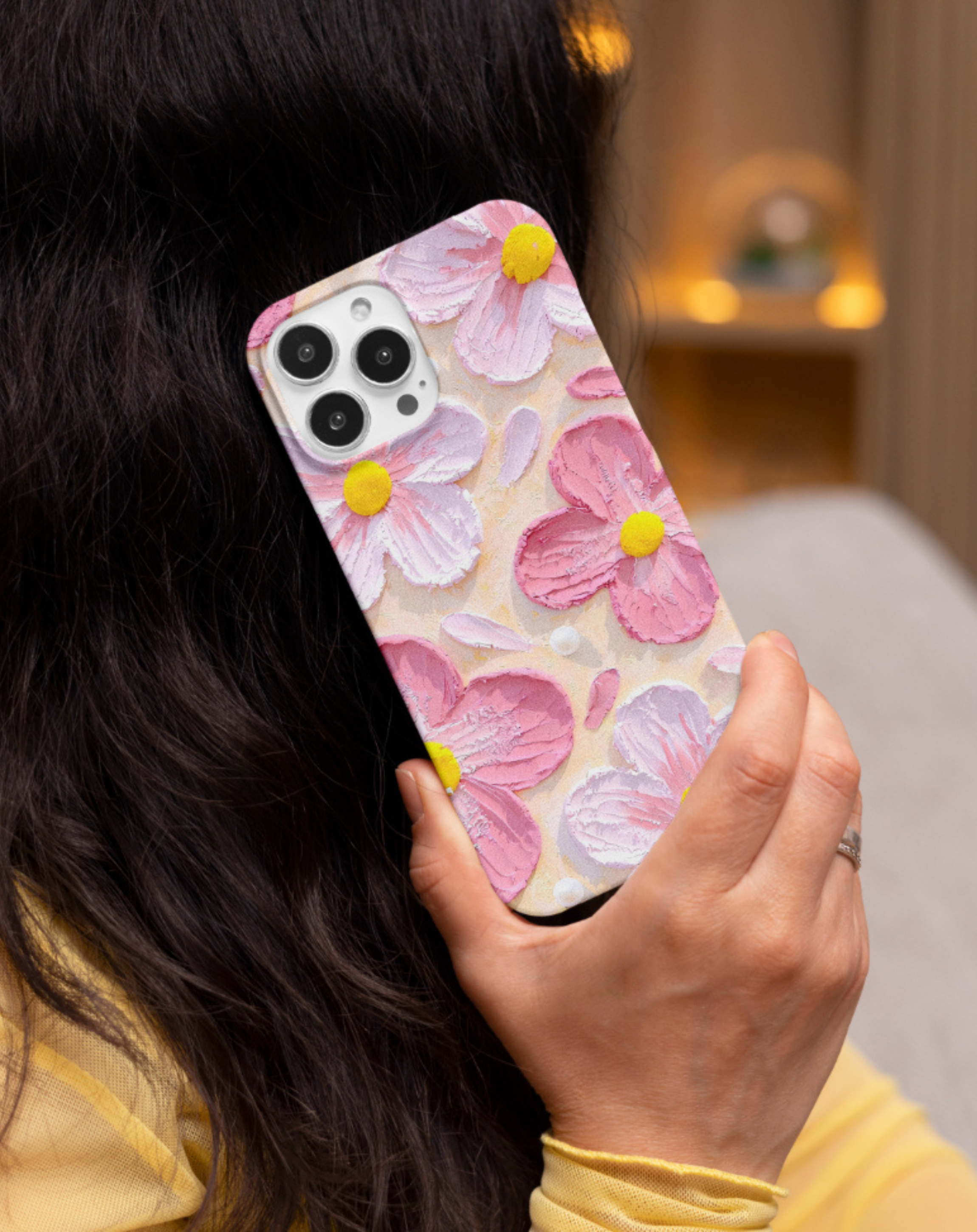 Çiçeklerin Dansı Premium Telefon Kılıfı