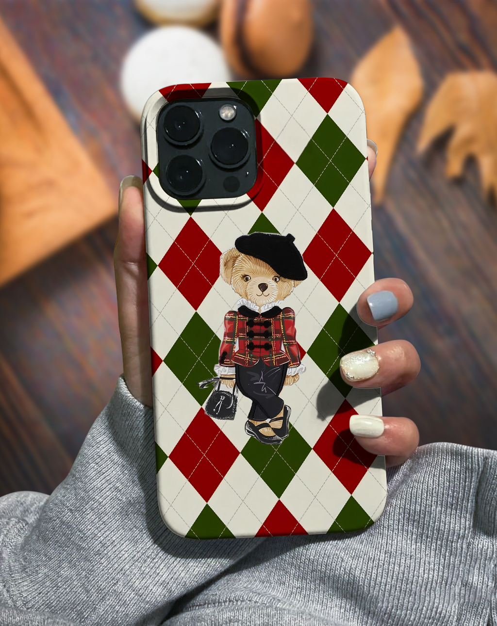 Vintage Teddy Premium Telefon Kılıfı