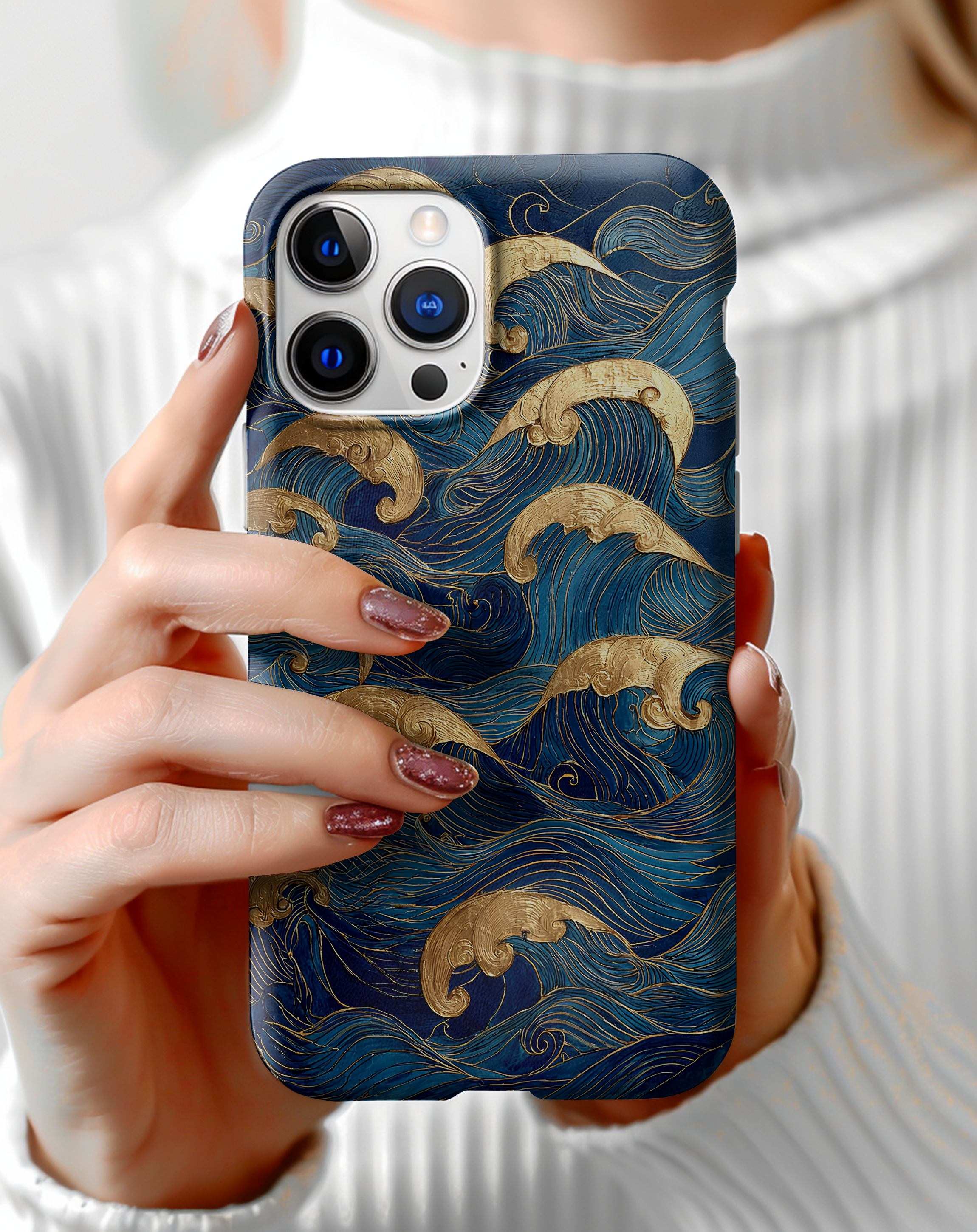 Golden Waves Premium Telefon Kılıfı