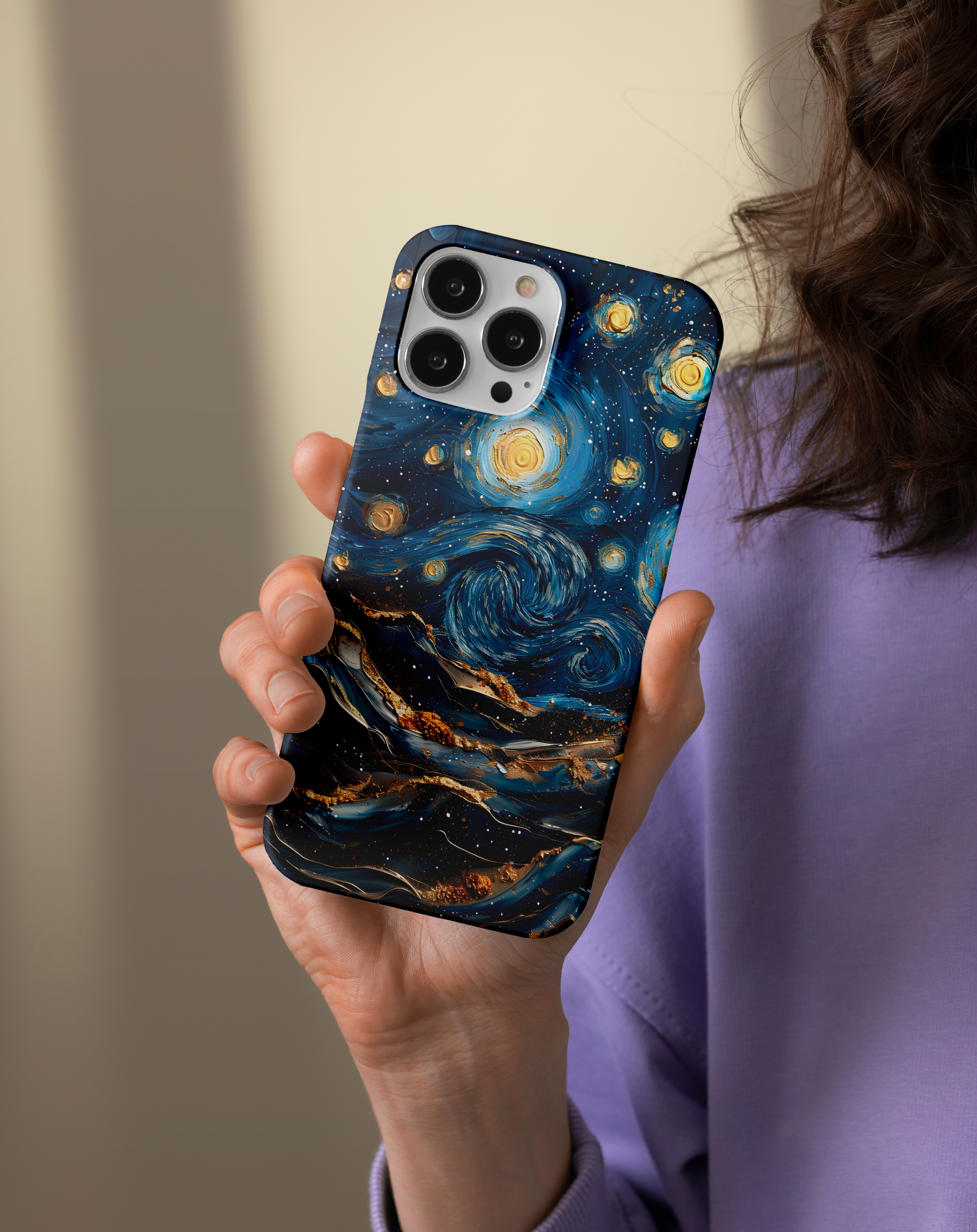 Van Gogh Yıldızlı Gece Premium Telefon Kılıfı