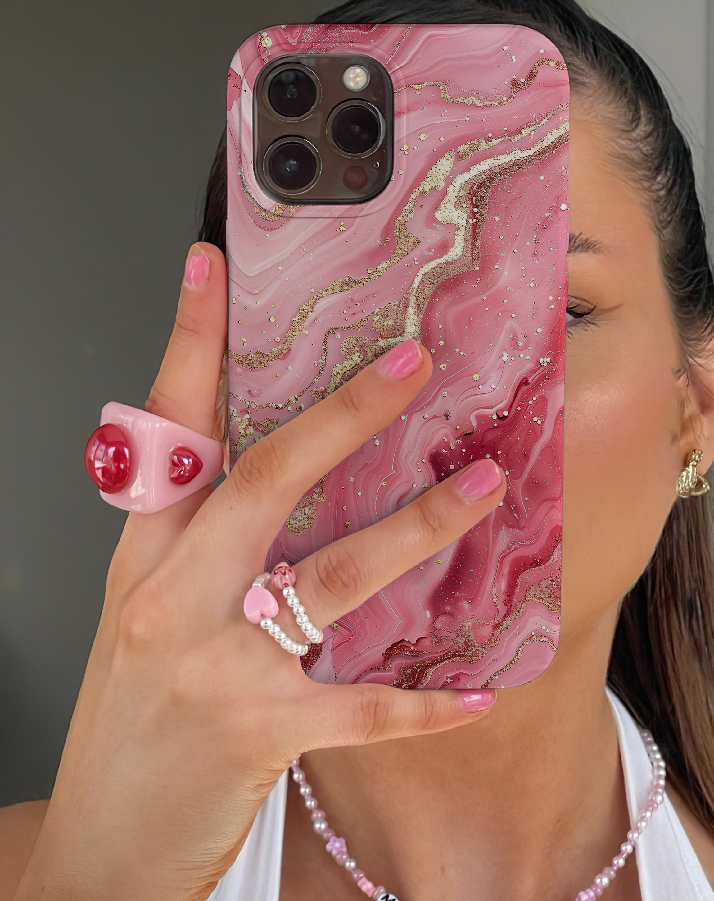 Gold Detaylı Premium Telefon Kılıfı