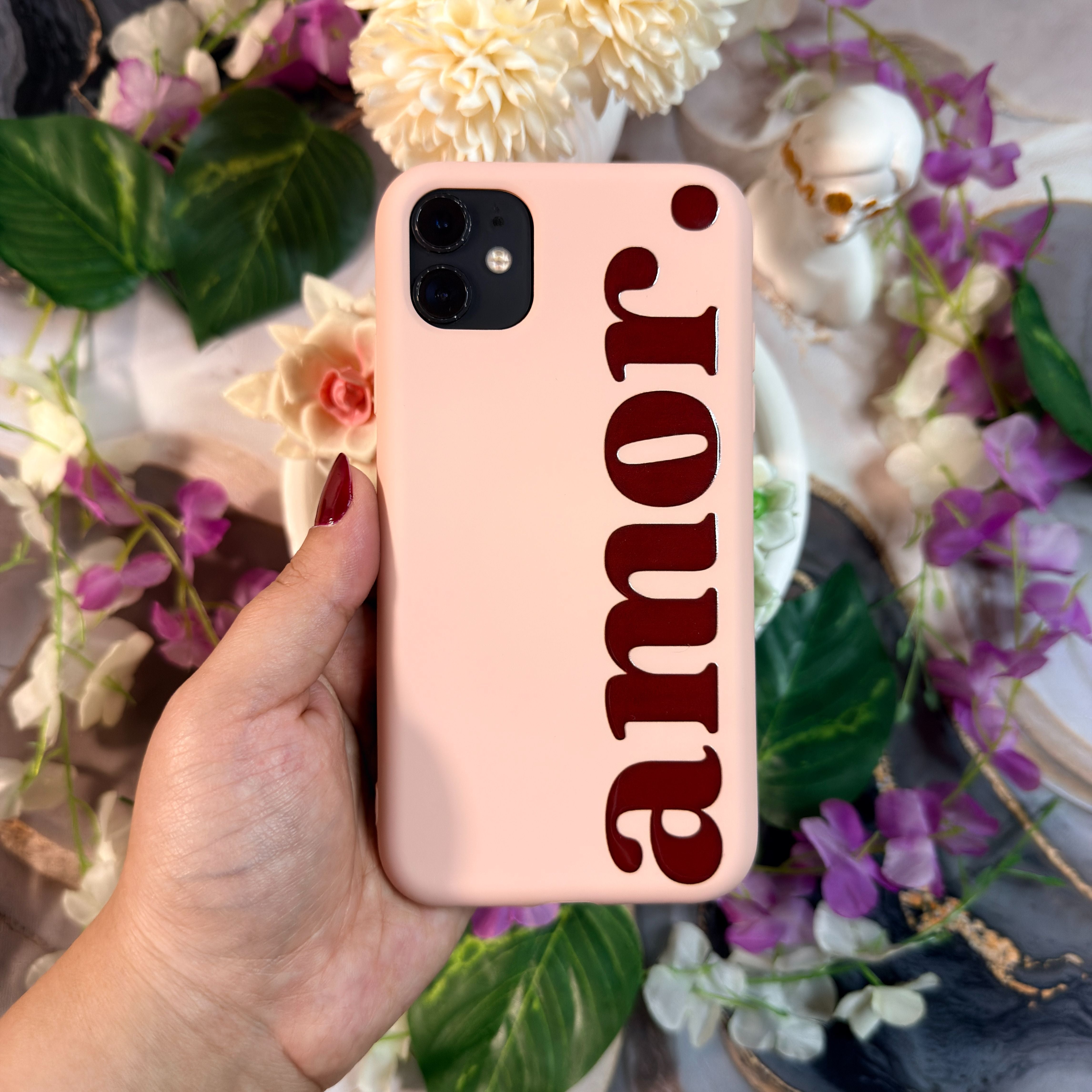 Minimal Aşk Premium Telefon Kılıfı