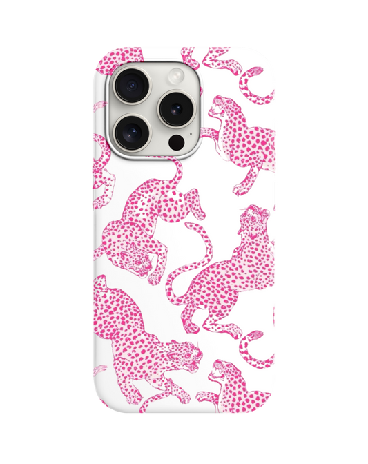Pembe Leopar Desenli Telefon Kılıfı  *** 233