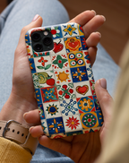 Renkli Mozaik Premium Telefon Kılıfı