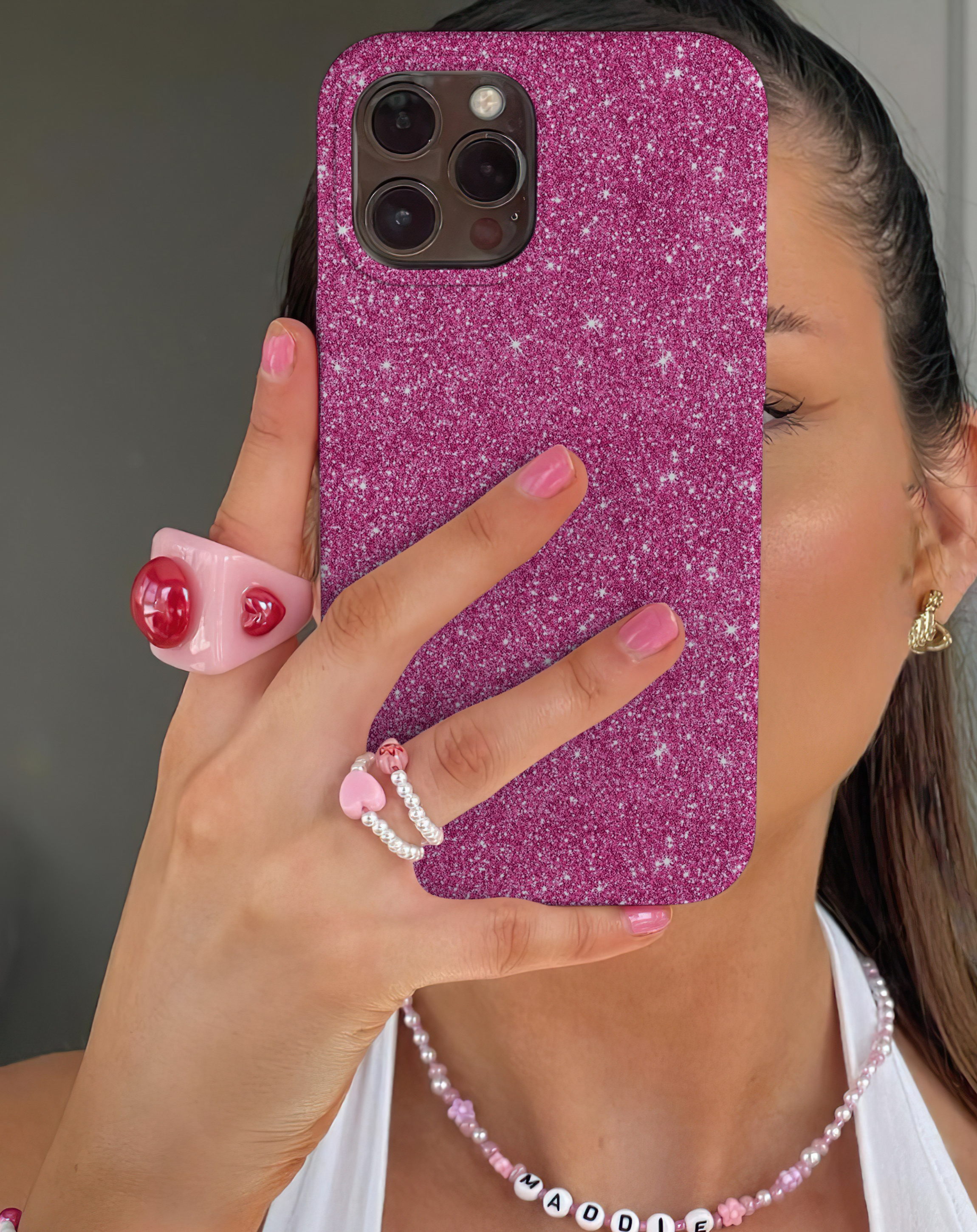 Gösterişli Parlak Premium Telefon Kılıfı