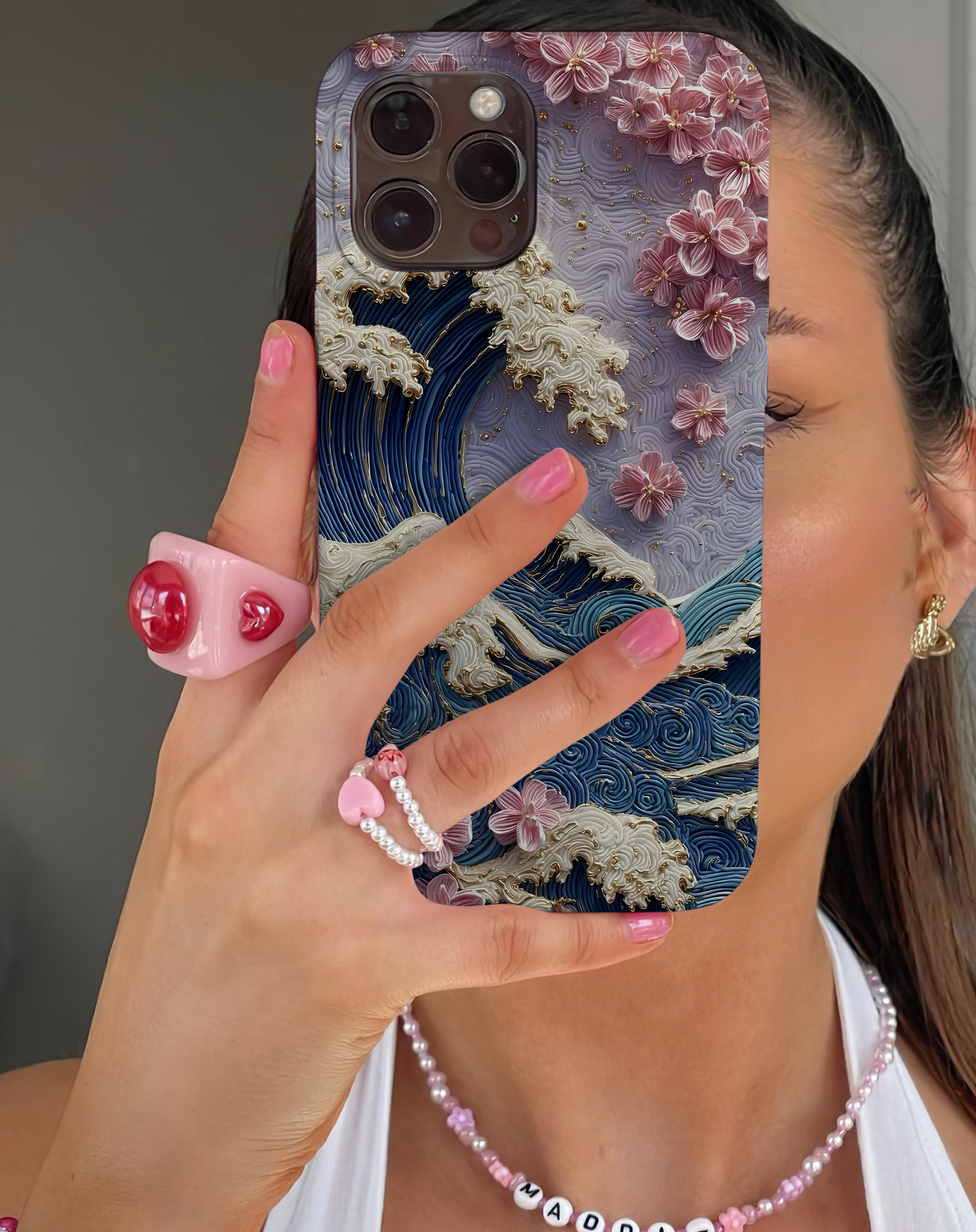 Sakura Wave Premium Telefon Kılıfı