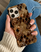 Balık Pulu Desenli Premium Telefon Kılıfı