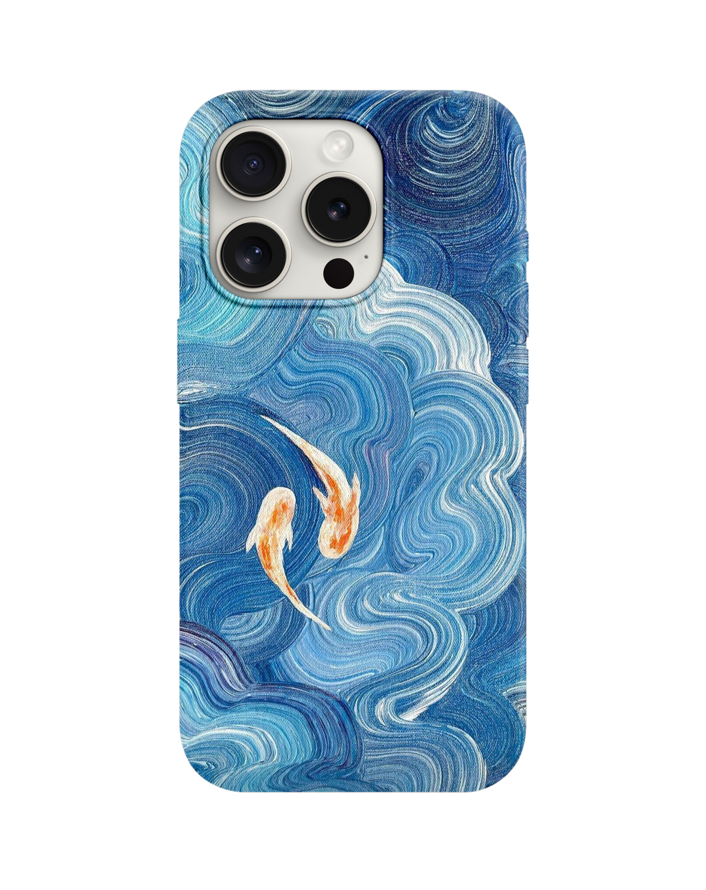 Koi Balığı Desenli Telefon Kılıfı *** 260