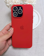 Apple Logo Kırmızı Premium Telefon Kılıfı