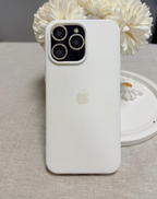 Apple Logo Beyaz Premium Telefon Kılıfı