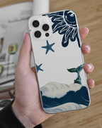 Balina Kuyruğu Premium Şeffaf Telefon Kılıfı