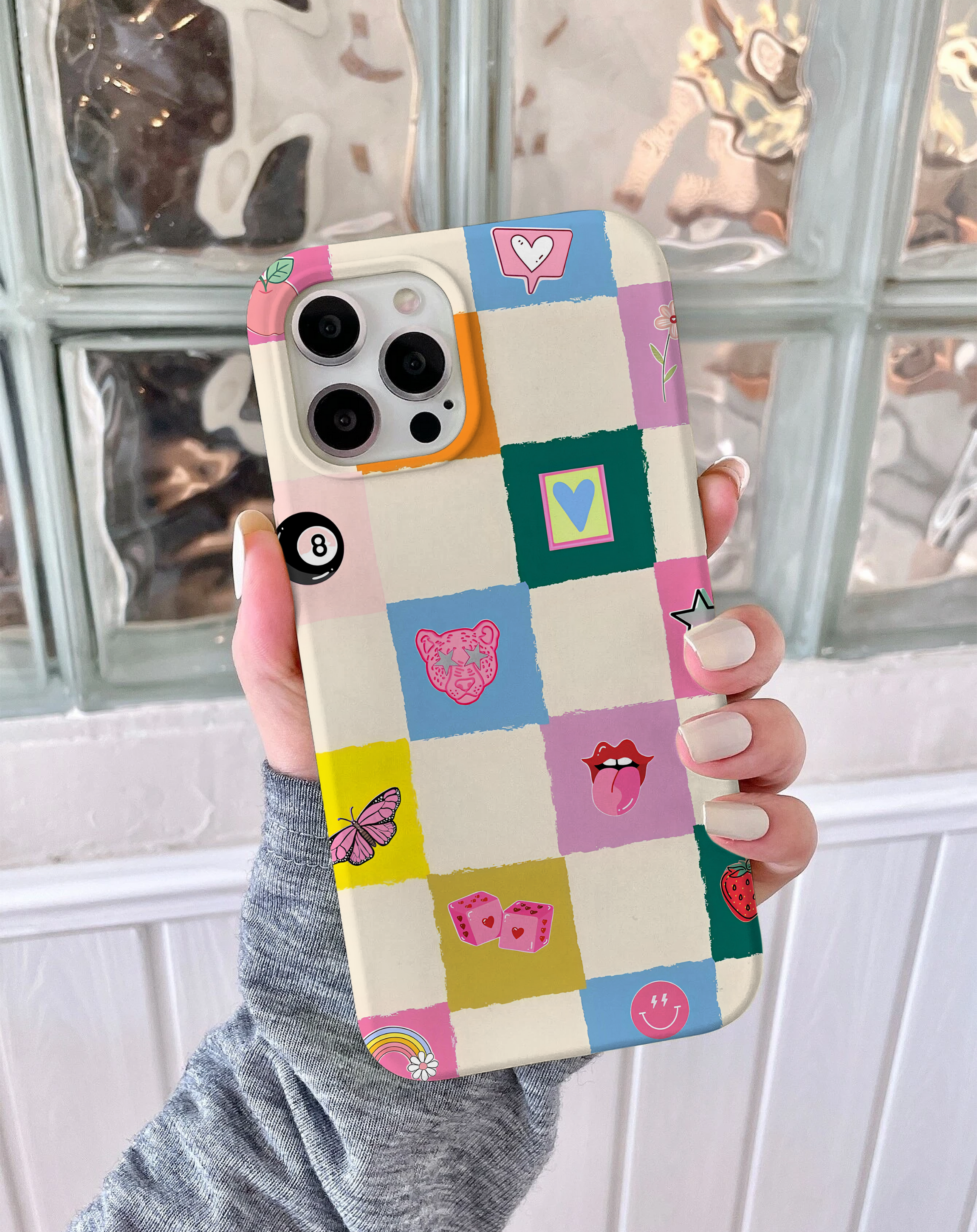Pop-Art Karma Figürlü Premium Telefon Kılıfı