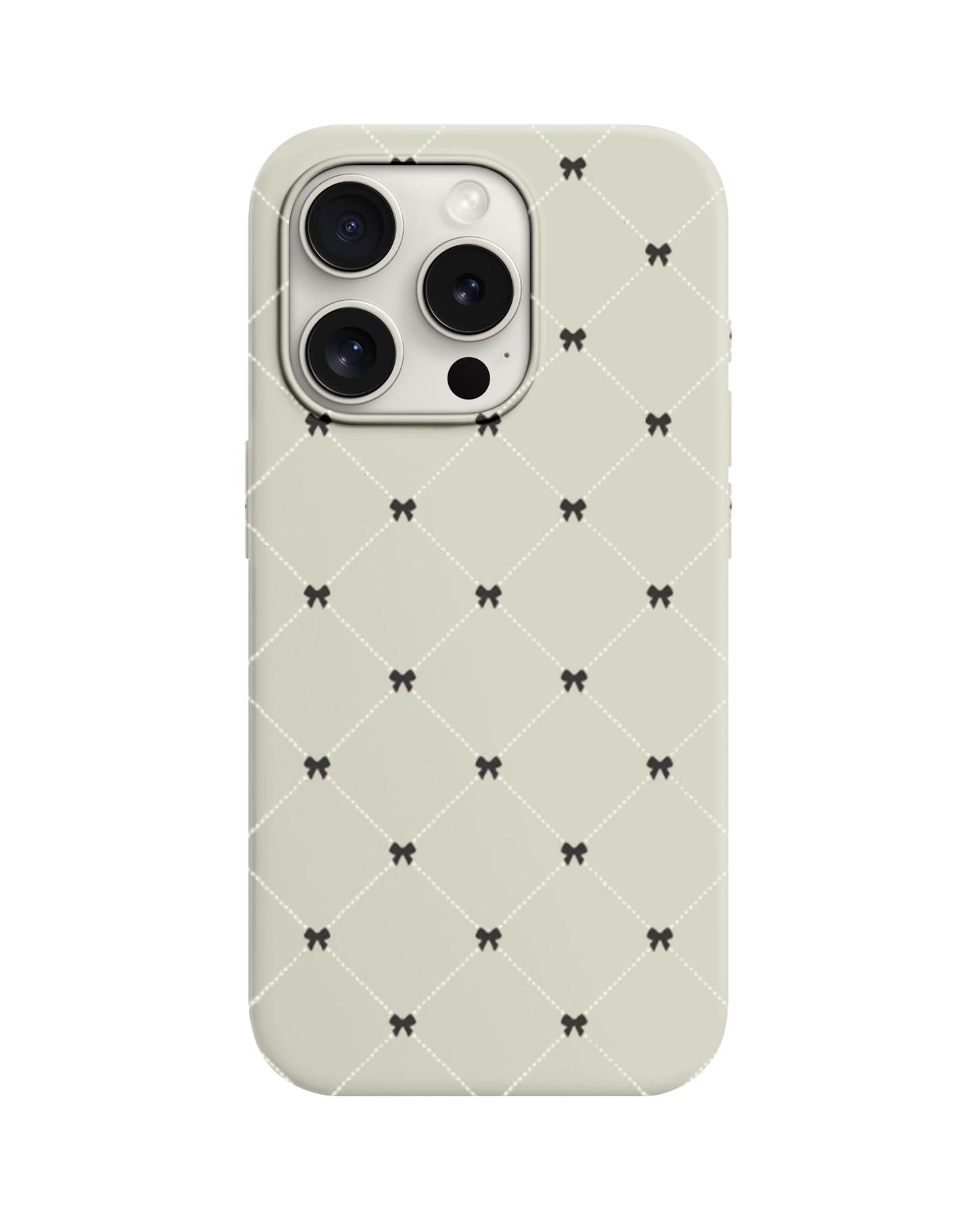 Fransız Stil Minimalist Kurdele Tasarım Telefon Kılıfı /// 319