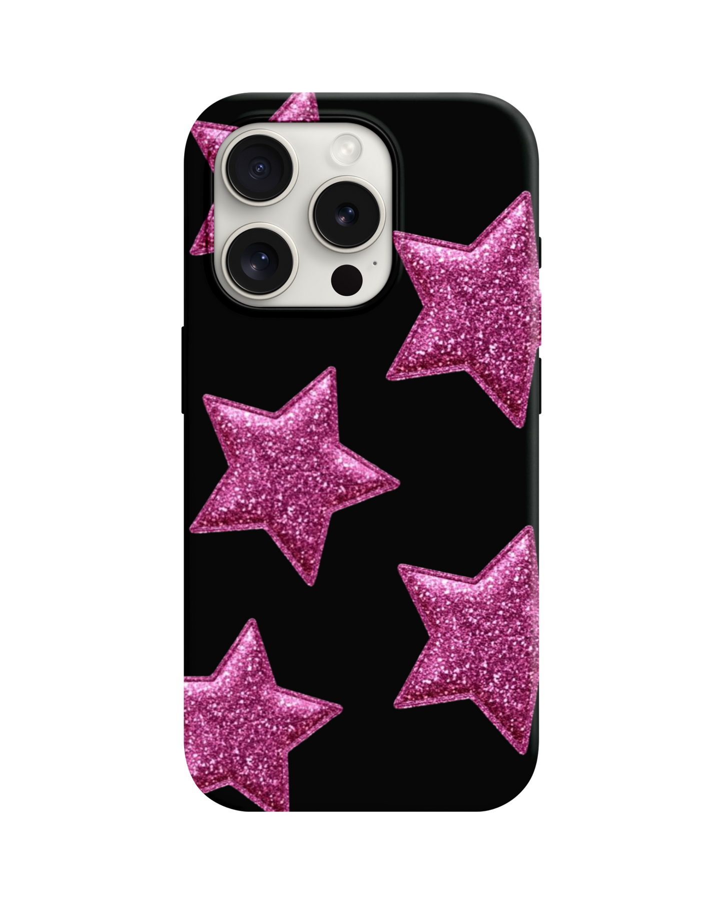 Pembe Yıldız Tasarım Telefon Kılıfı *** 331