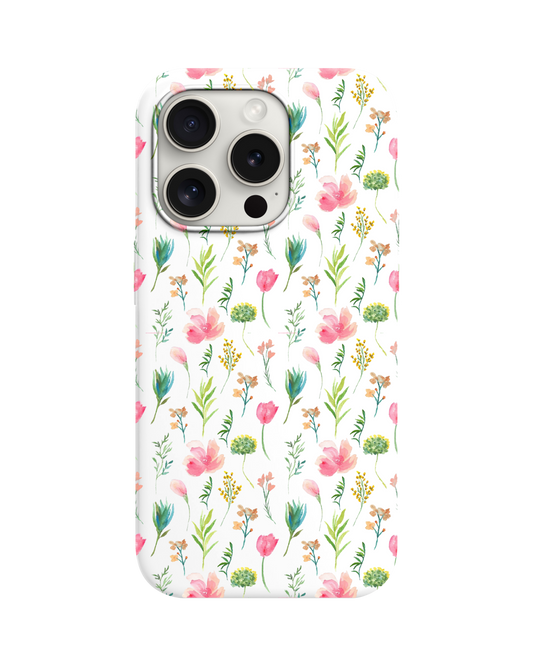 Pastel Çiçek Desenli Telefon Kılıfı /// 345