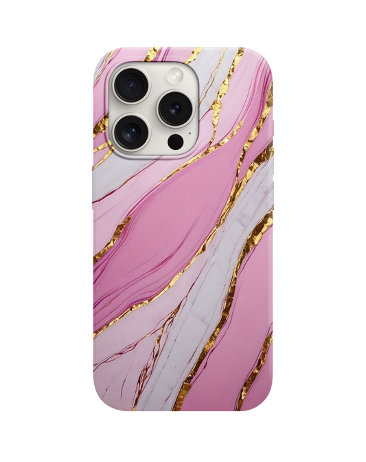 Pembe ve Gold Renkli Telefon Kılıfı *** 400