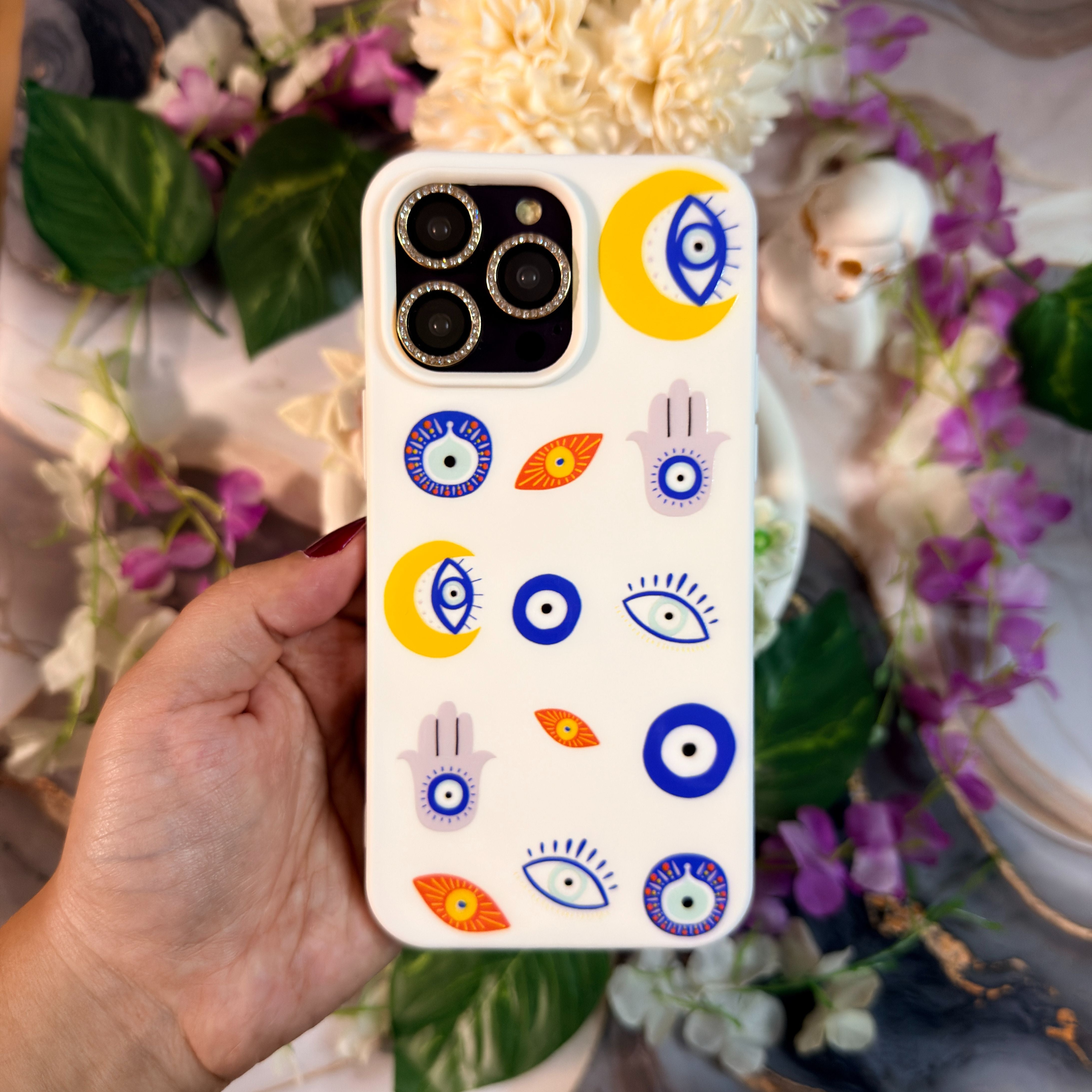 Spiritüel Sembollerle Premium Telefon Kılıfı