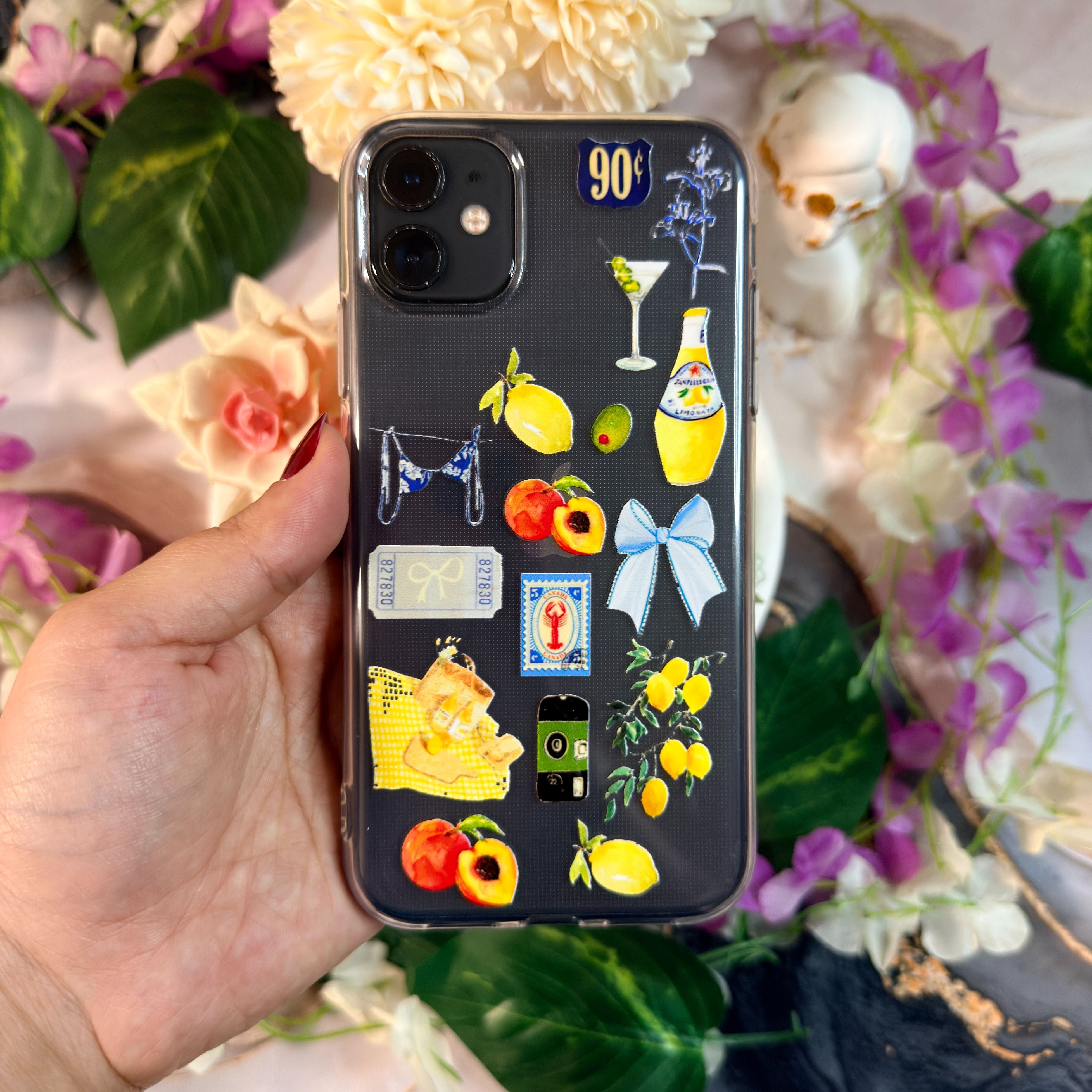 Italian Vibes Premium Şeffaf Telefon Kılıfı