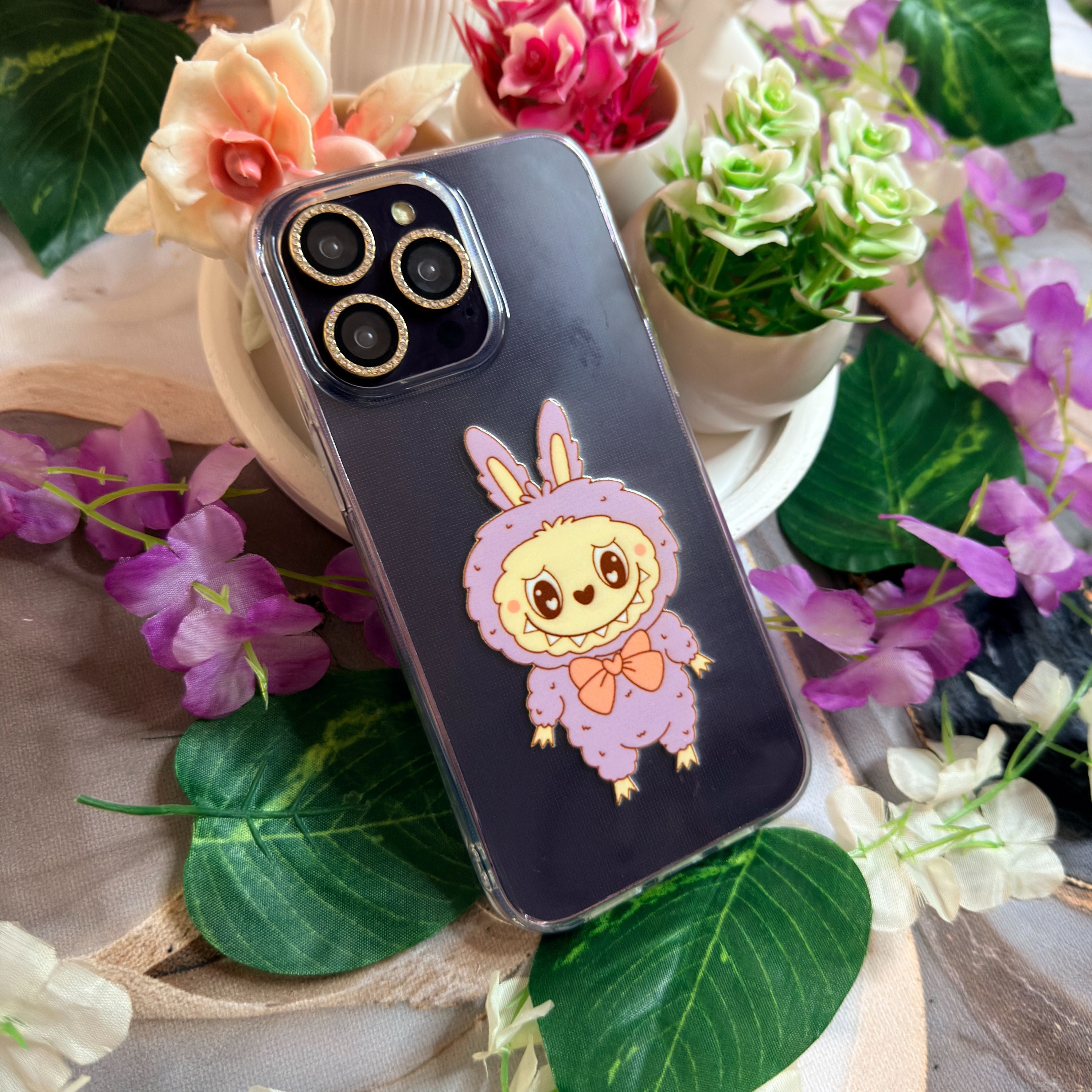 Labubu Premium Şeffaf Telefon Kılıfı