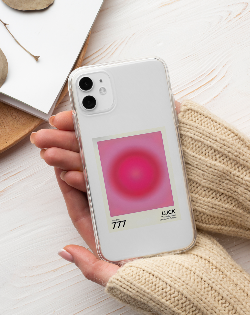 Manifest Kartı 777 Şeffaf Premium Telefon Kılıfı