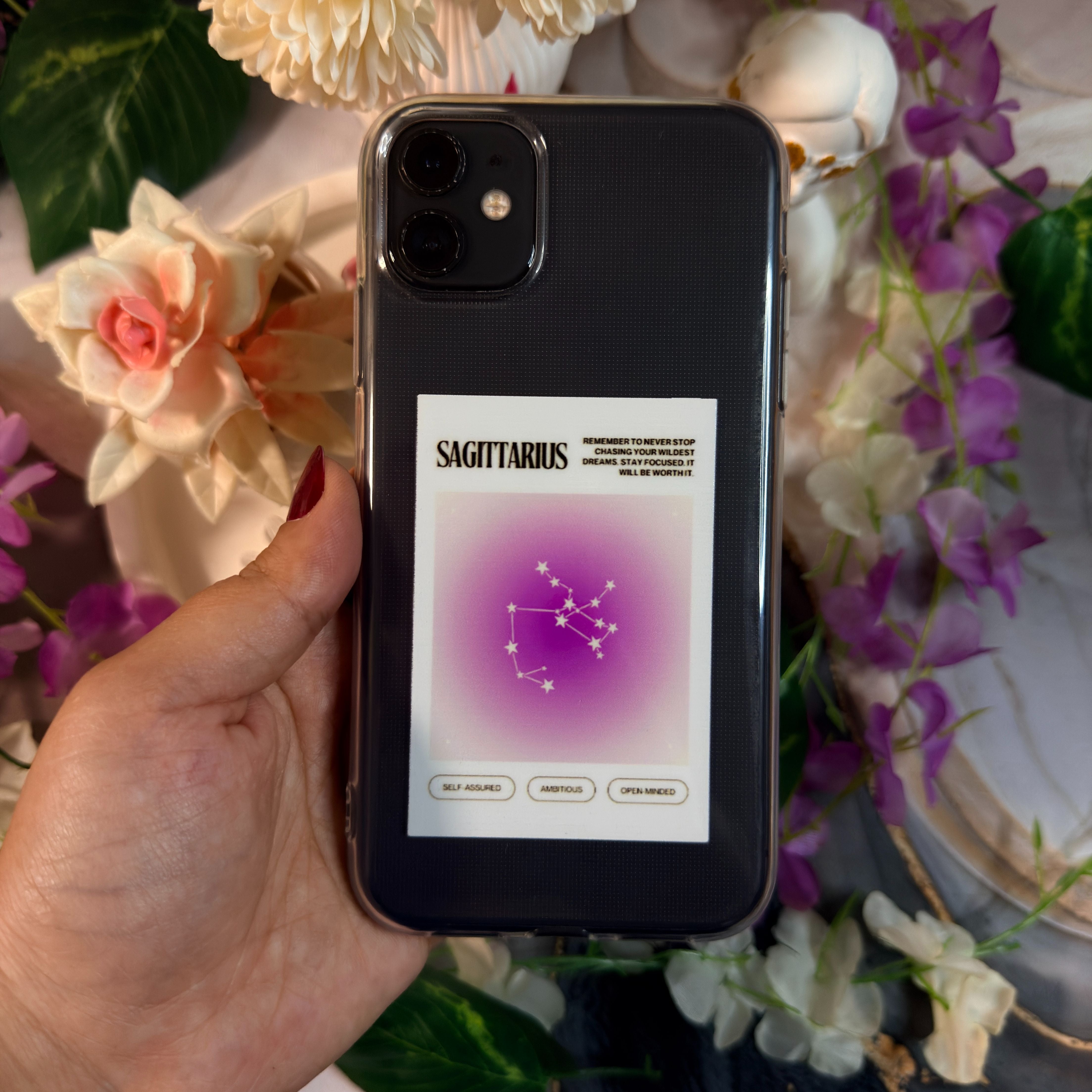 Yay Burcu ♐ Premium Şeffaf Telefon Kılıfı