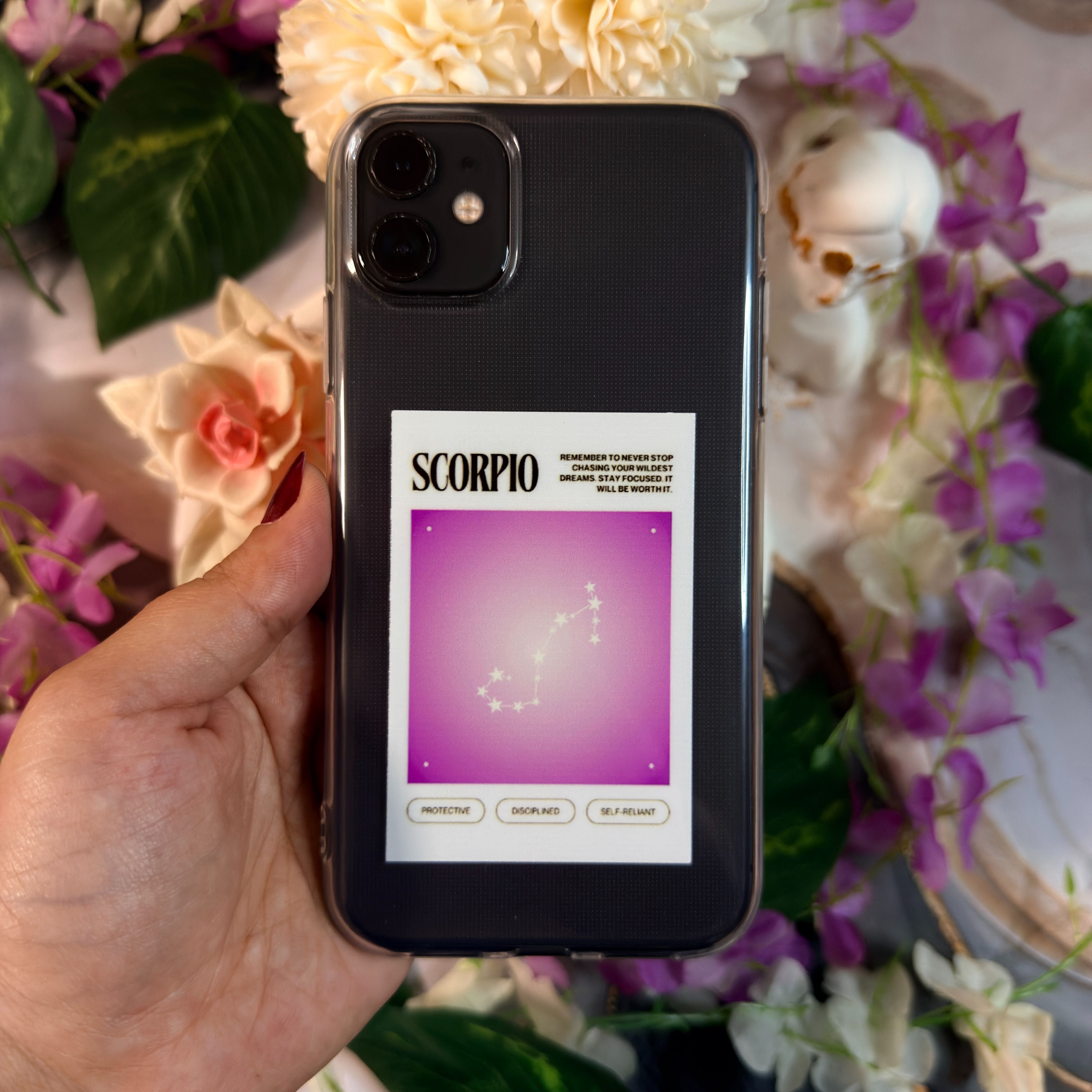 Akrep Burcu ♏ Premium Şeffaf Telefon Kılıfı