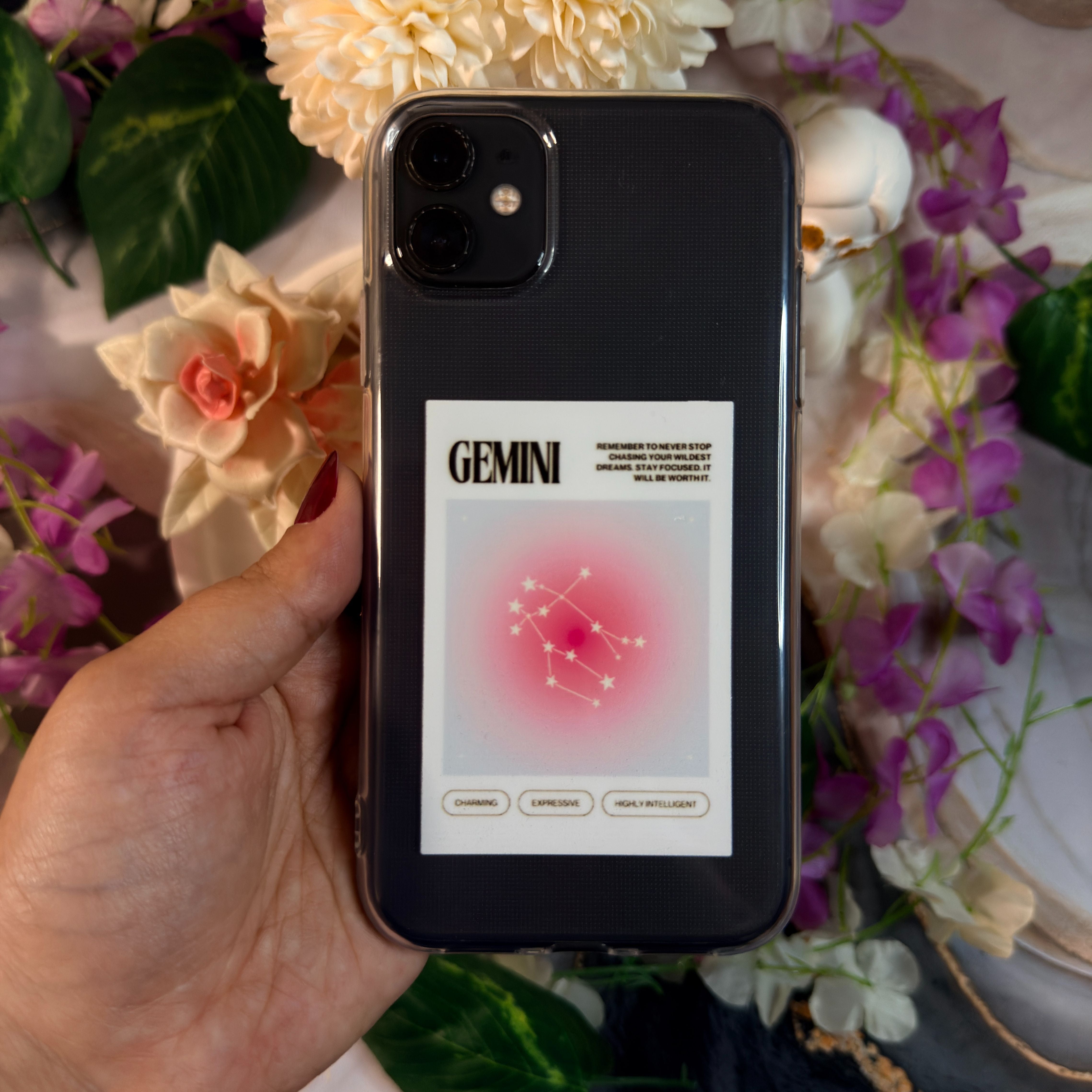 İkizler Burcu ♊ Premium Şeffaf Telefon Kılıfı