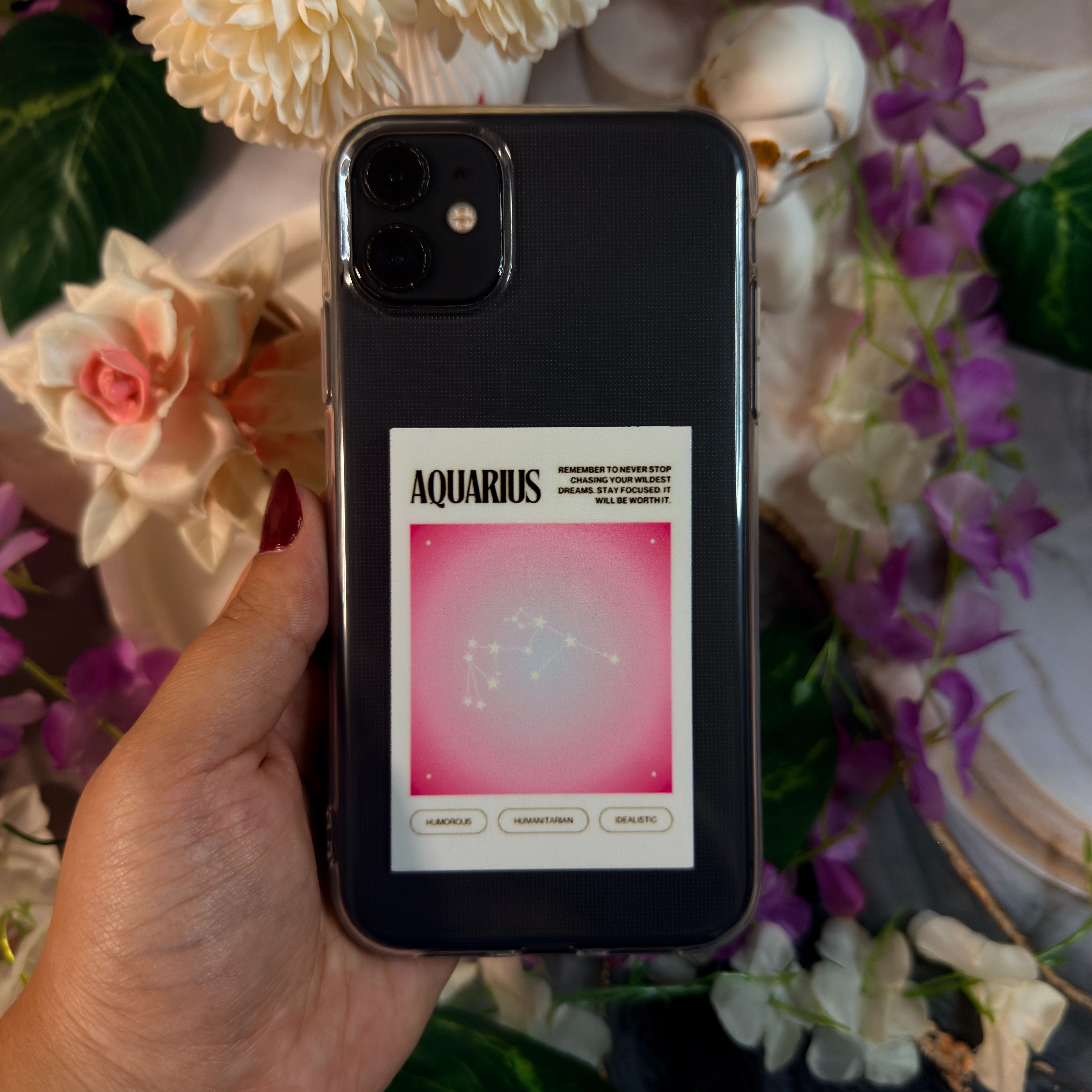 Kova Burcu ♒Premium Şeffaf Telefon Kılıfı