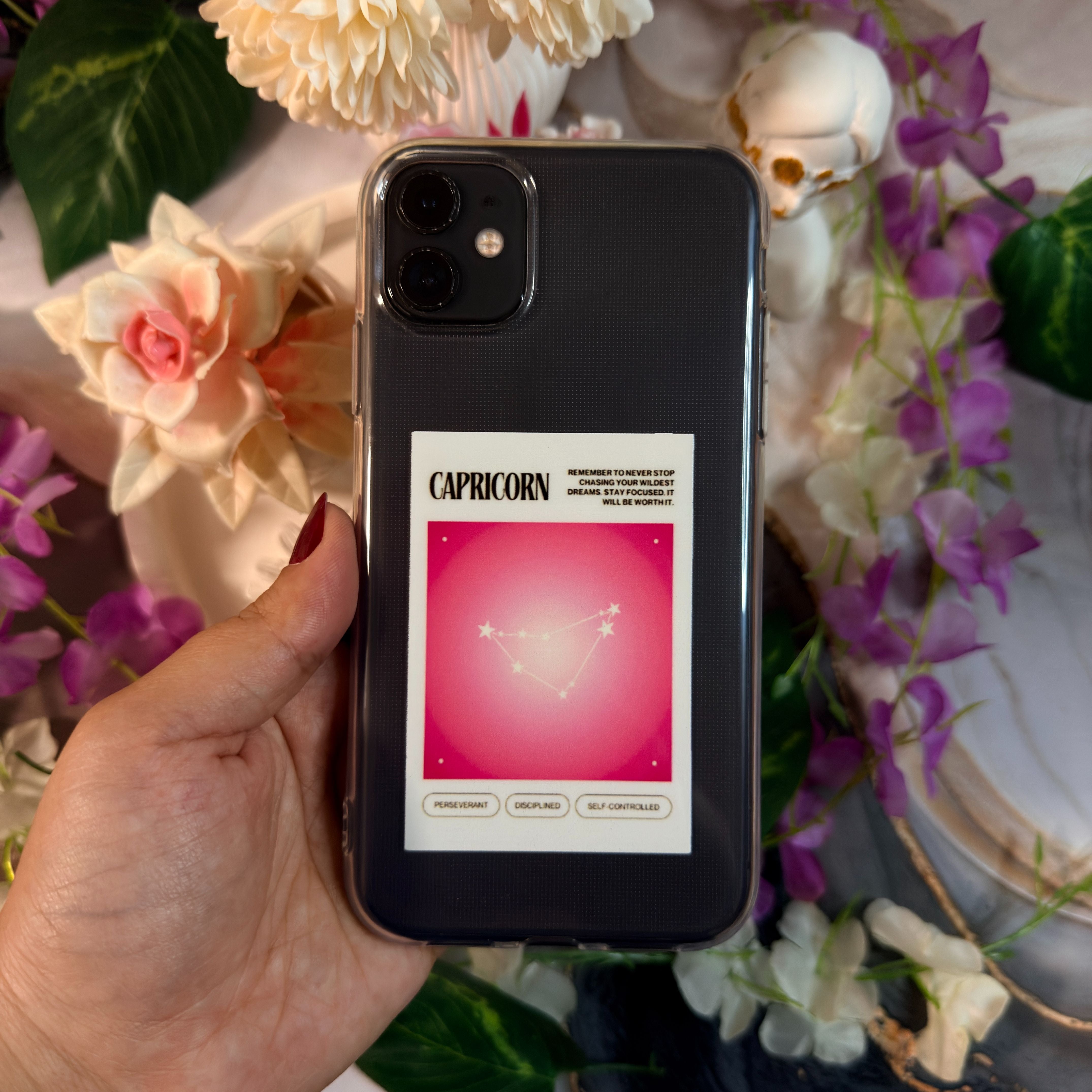 Oğlak Burcu ♑Premium Şeffaf Telefon Kılıfı